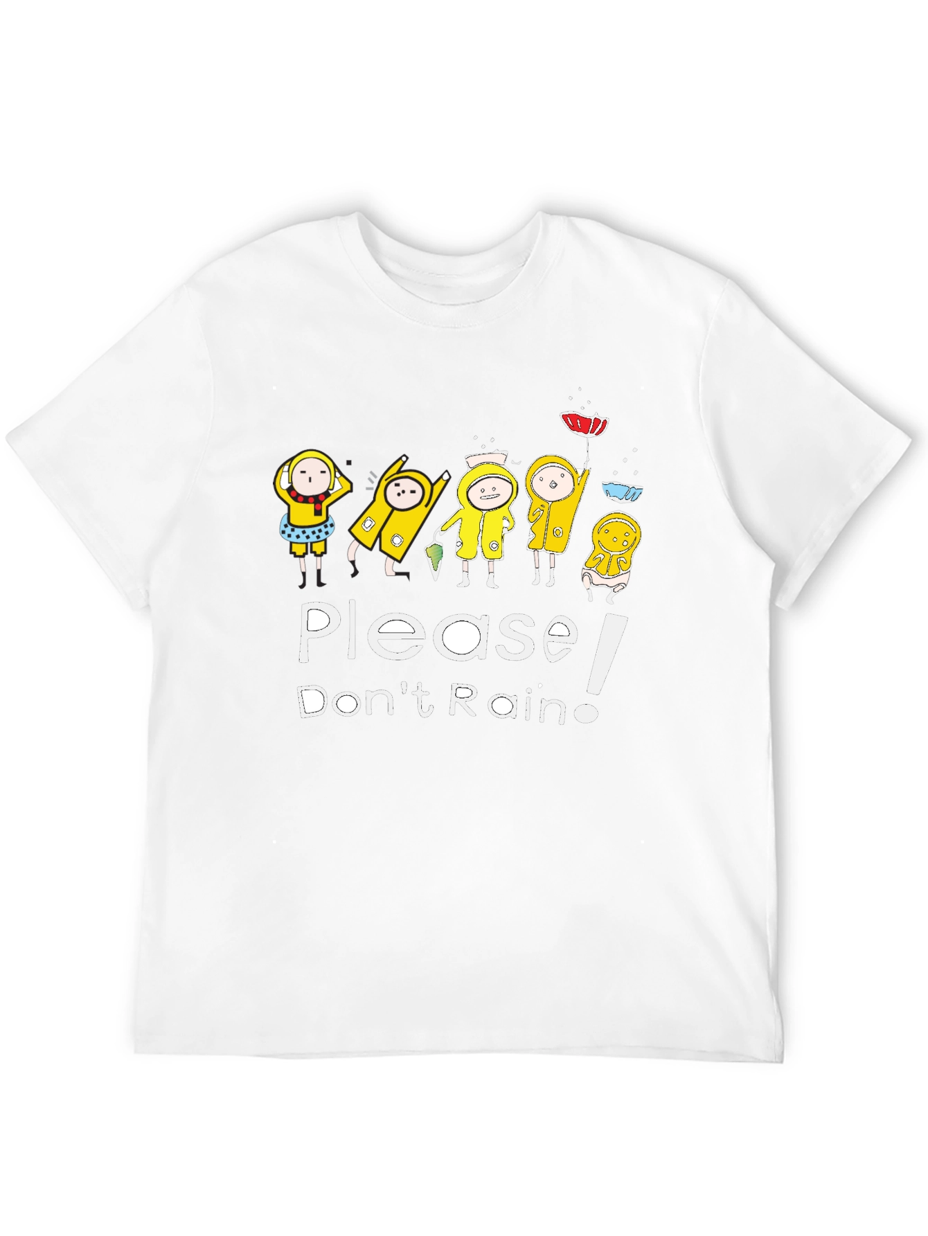 Black Please Don't Rain Graphic T-Shirt view 12