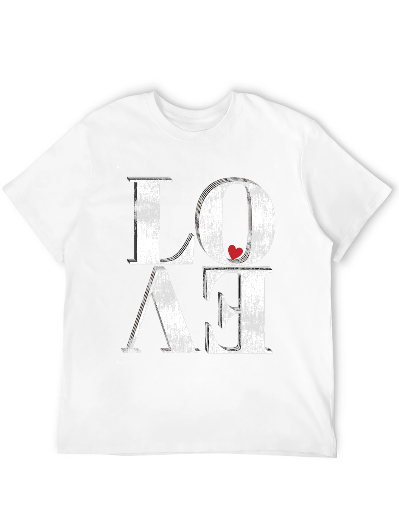 Black Love Graphic Tee - Distressed Print view 12