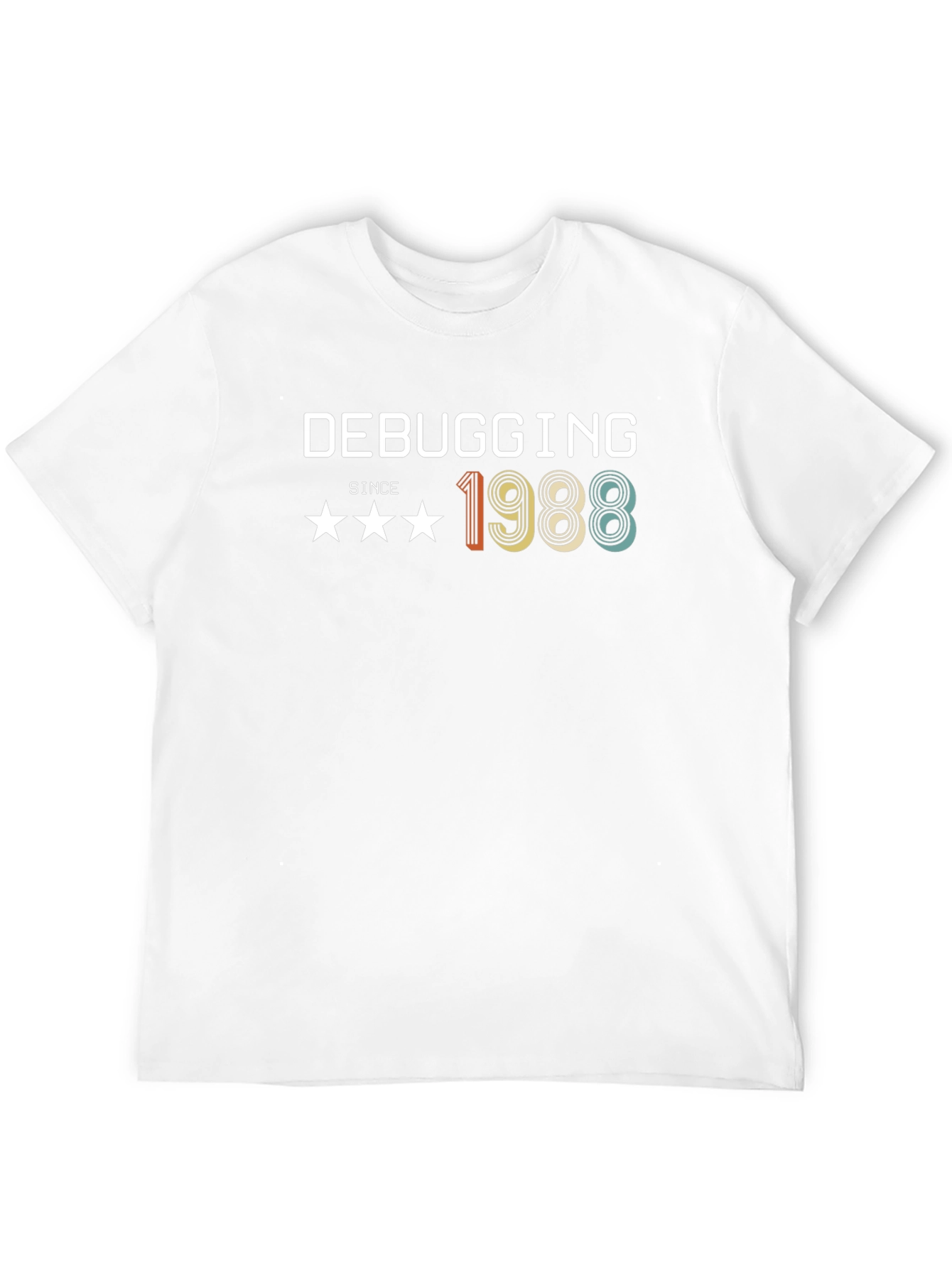 Black Debugging Since 1988 Graphic Tee view 12