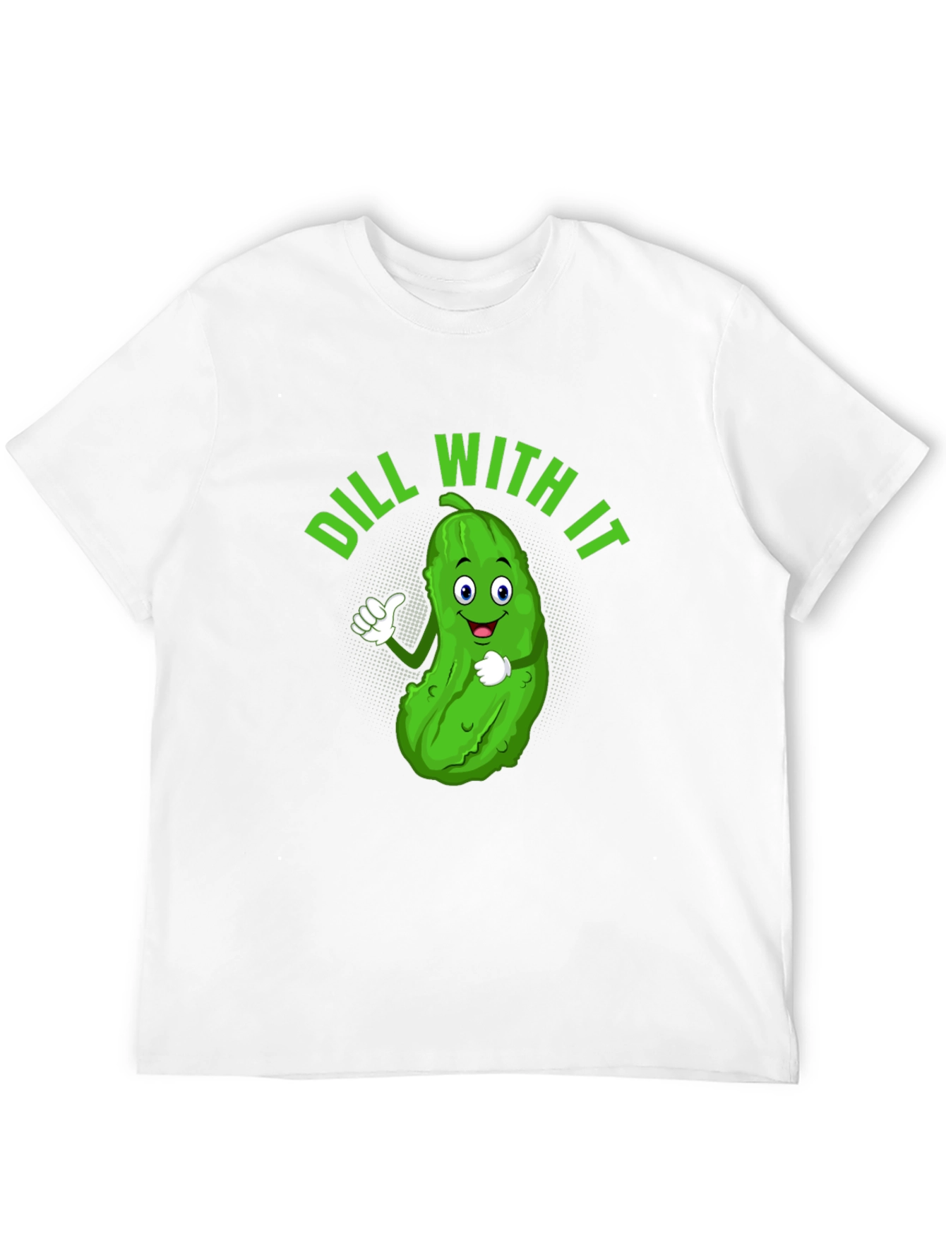 Black Dill With It Funny Pickle Graphic Tee view 12