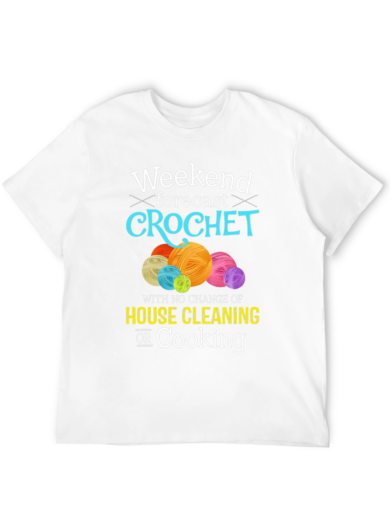 Black Weekend Crochet T-Shirt - No Cleaning or Cooking view 12