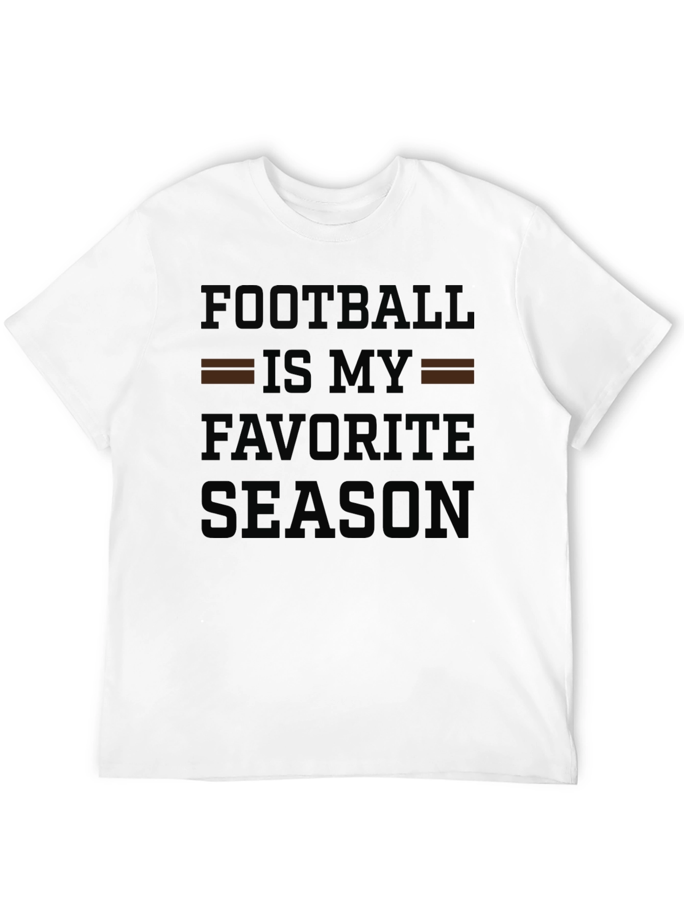 Black Football Is My Favorite Season T-Shirt view 12