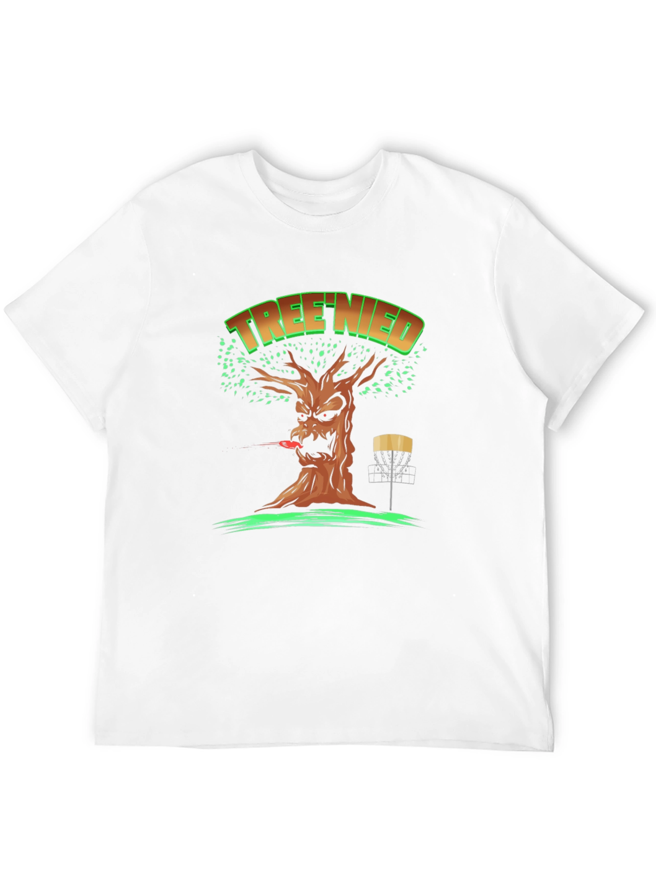 Black Tree'd Disc Golf T-Shirt view 12