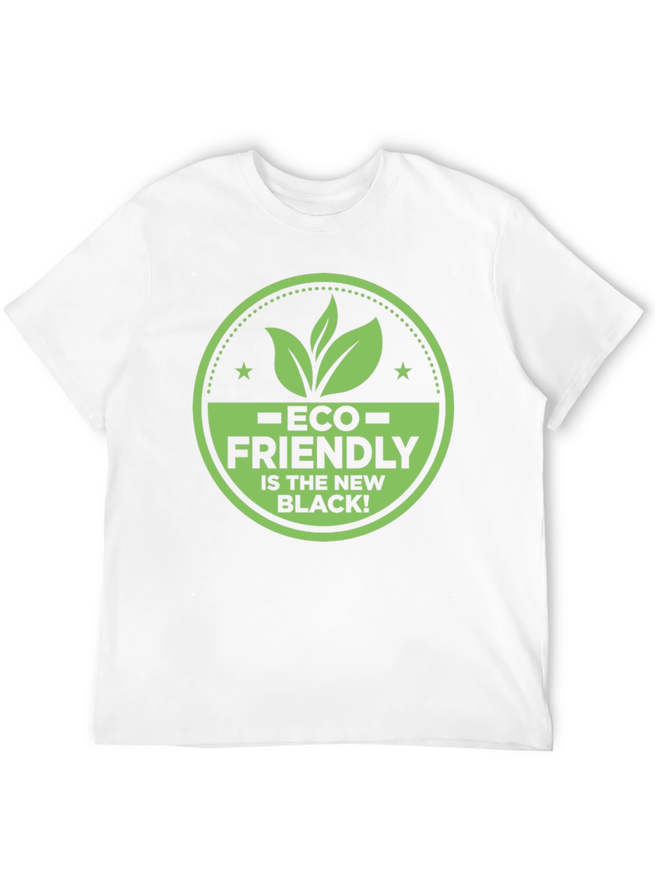 Black Eco-Friendly T-Shirt: Black is the New Black! view 12