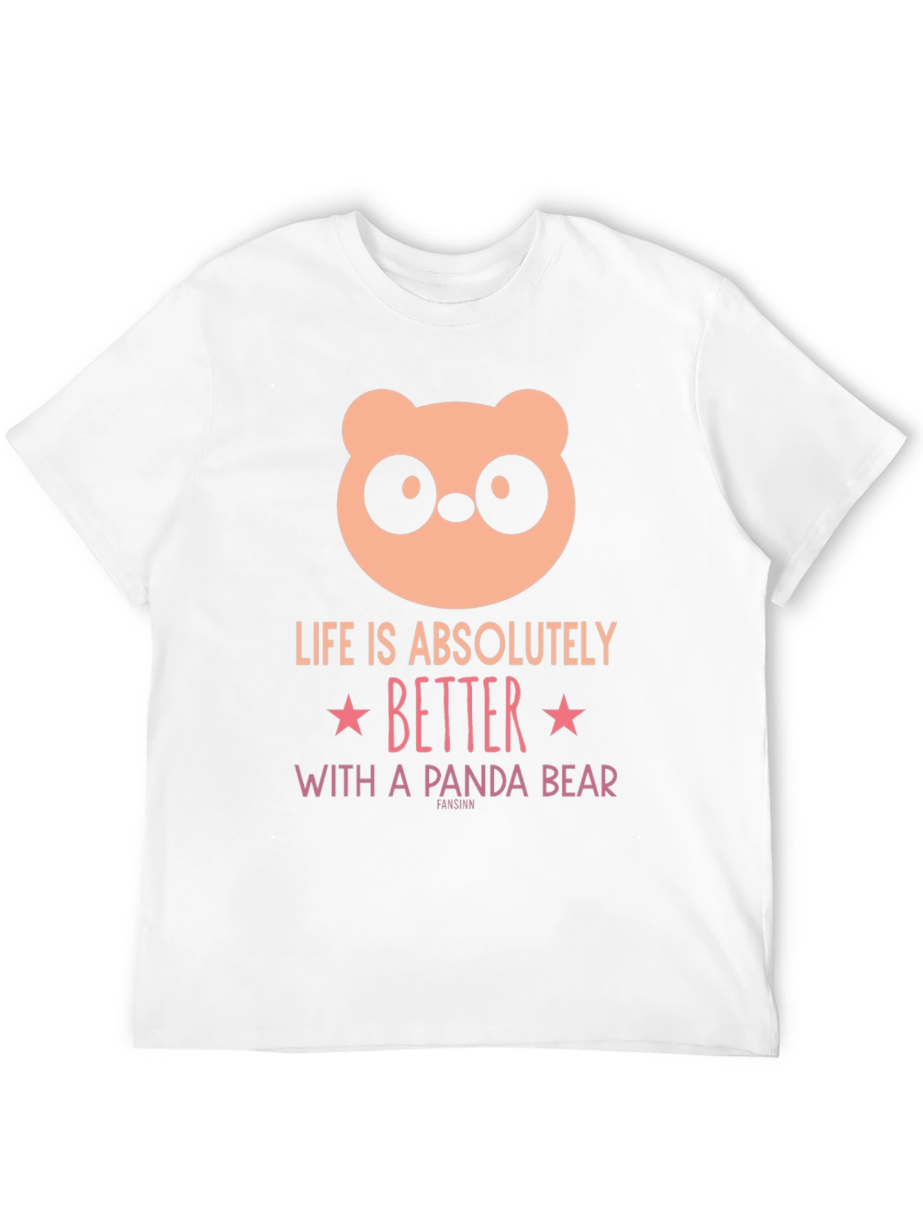 Black Panda Bear Graphic Tee - Life is Better view 12