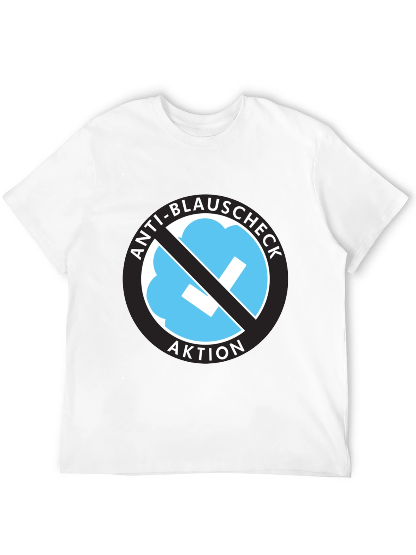 Black Anti-Blauschcheck T-Shirt view 12