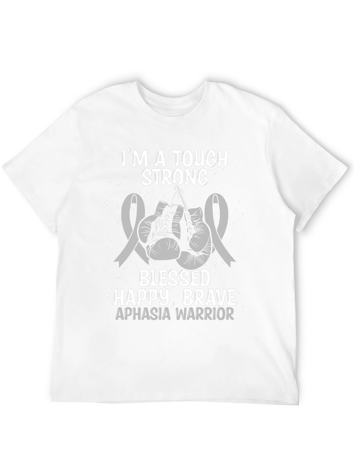 Tough Strong Aphasia Warrior T-Shirt - 12