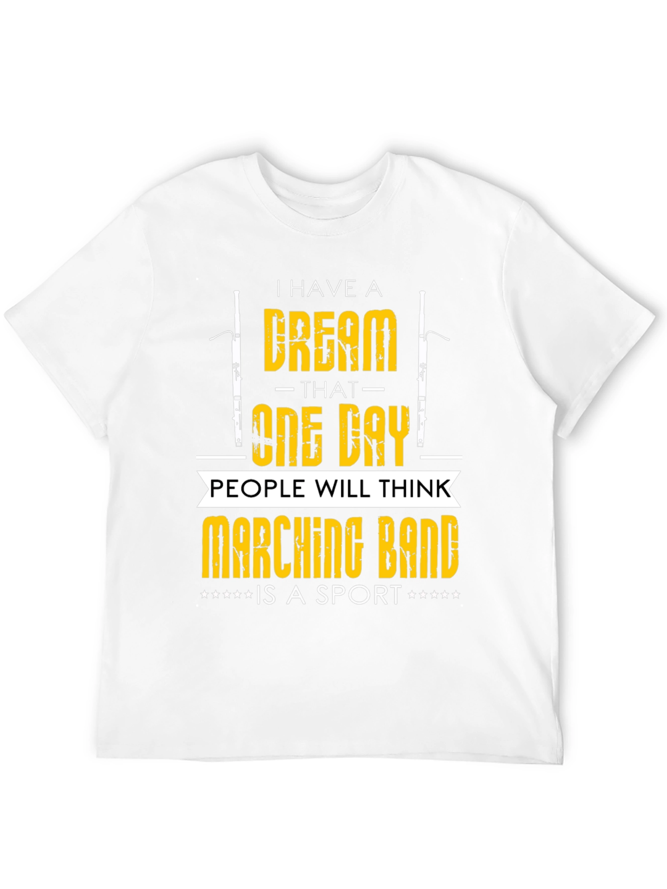 Black Marching Band Sport T-Shirt - Dream Design view 12
