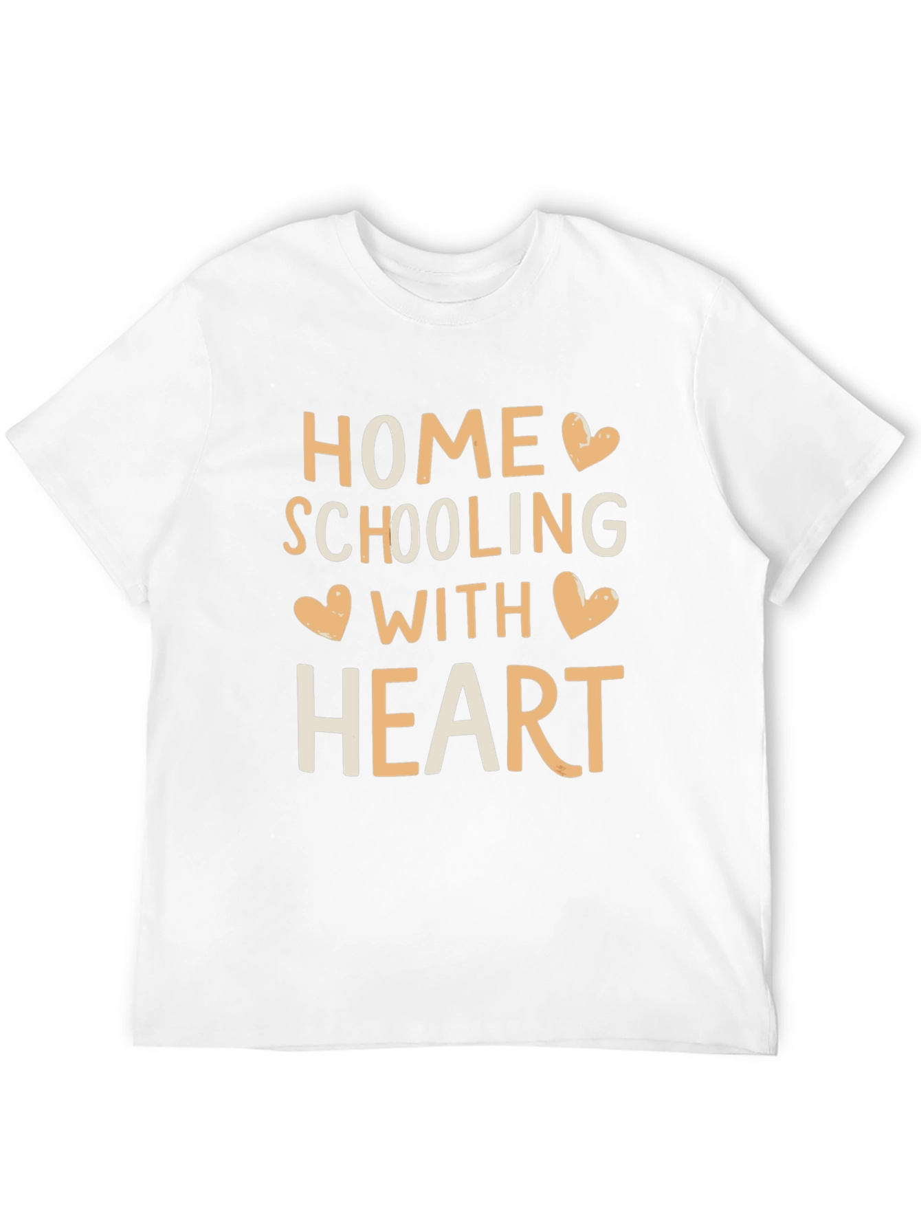 Black Homeschooling With Heart T-Shirt view 12