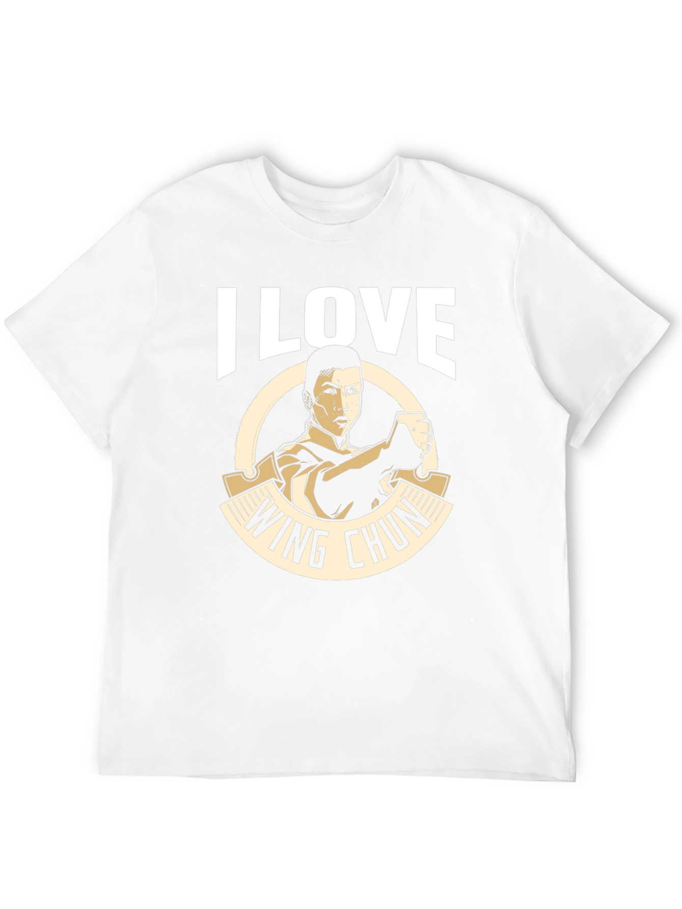 Black I Love Wing Chun Martial Arts T-Shirt view 12