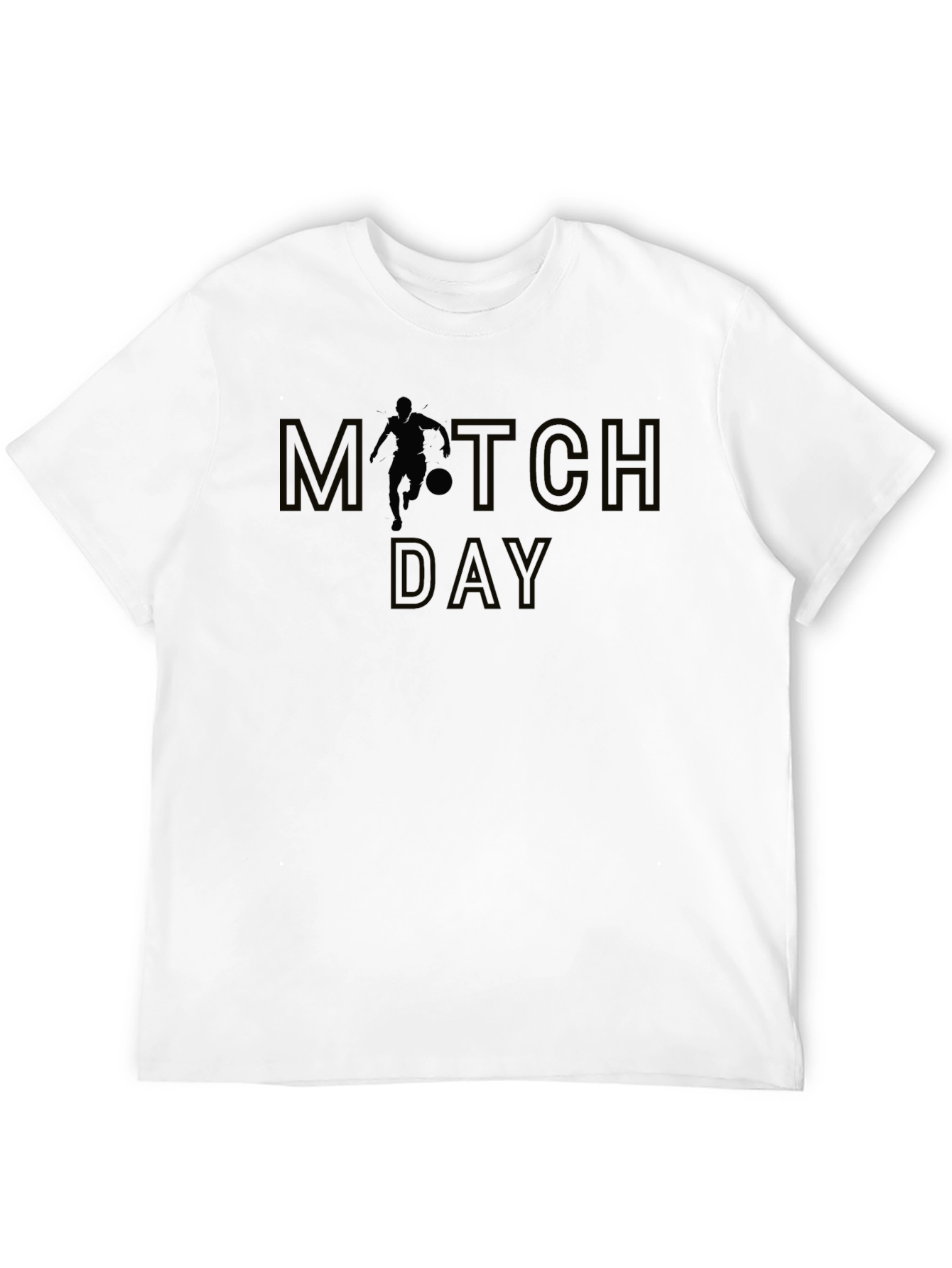 Black Match Day Soccer T-Shirt view 12