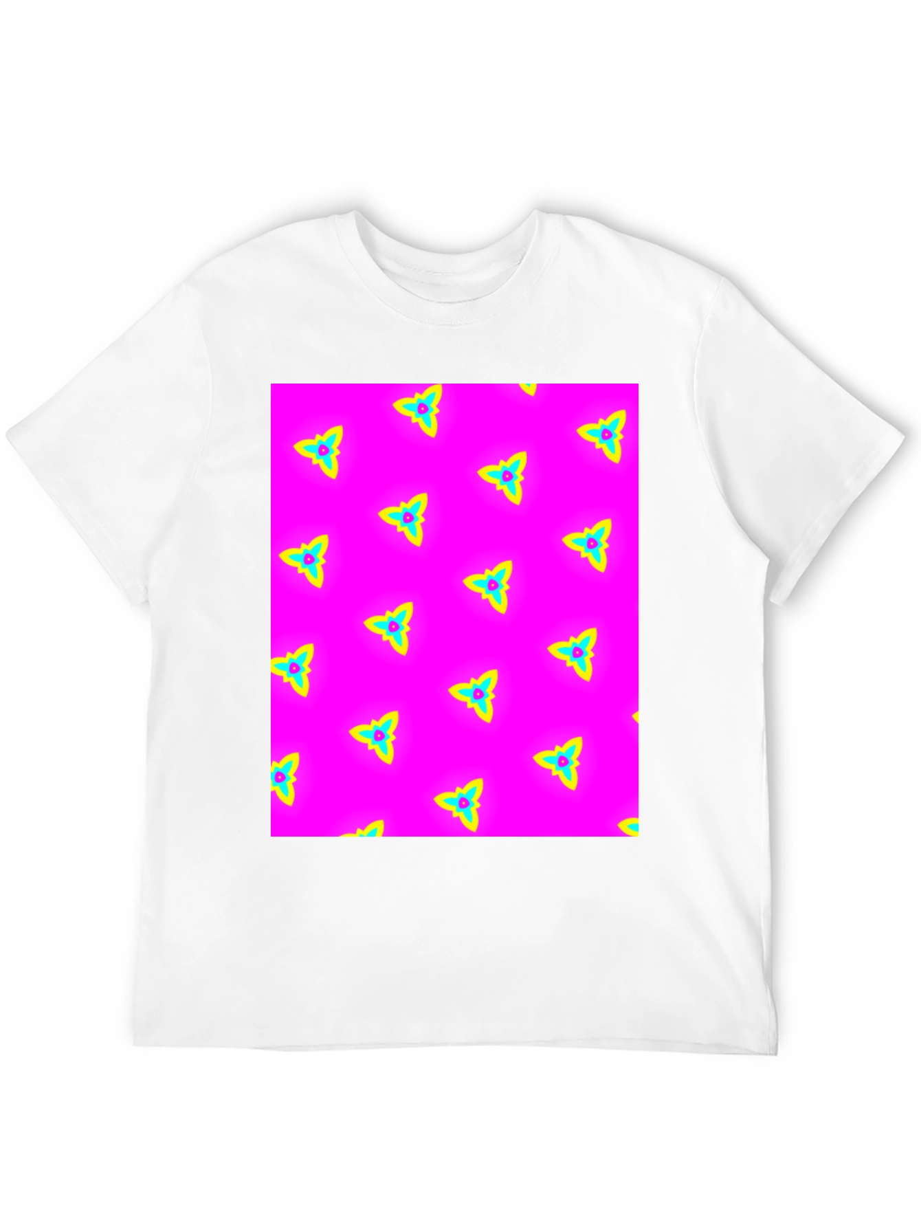 Black Vibrant Pattern Tee view 12