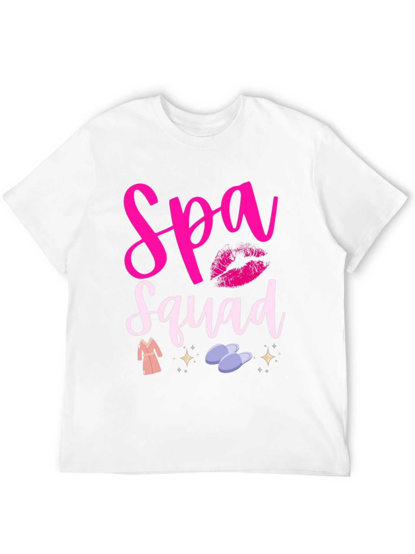 Black Spa Squad Graphic Tee - Relax in Style view 12
