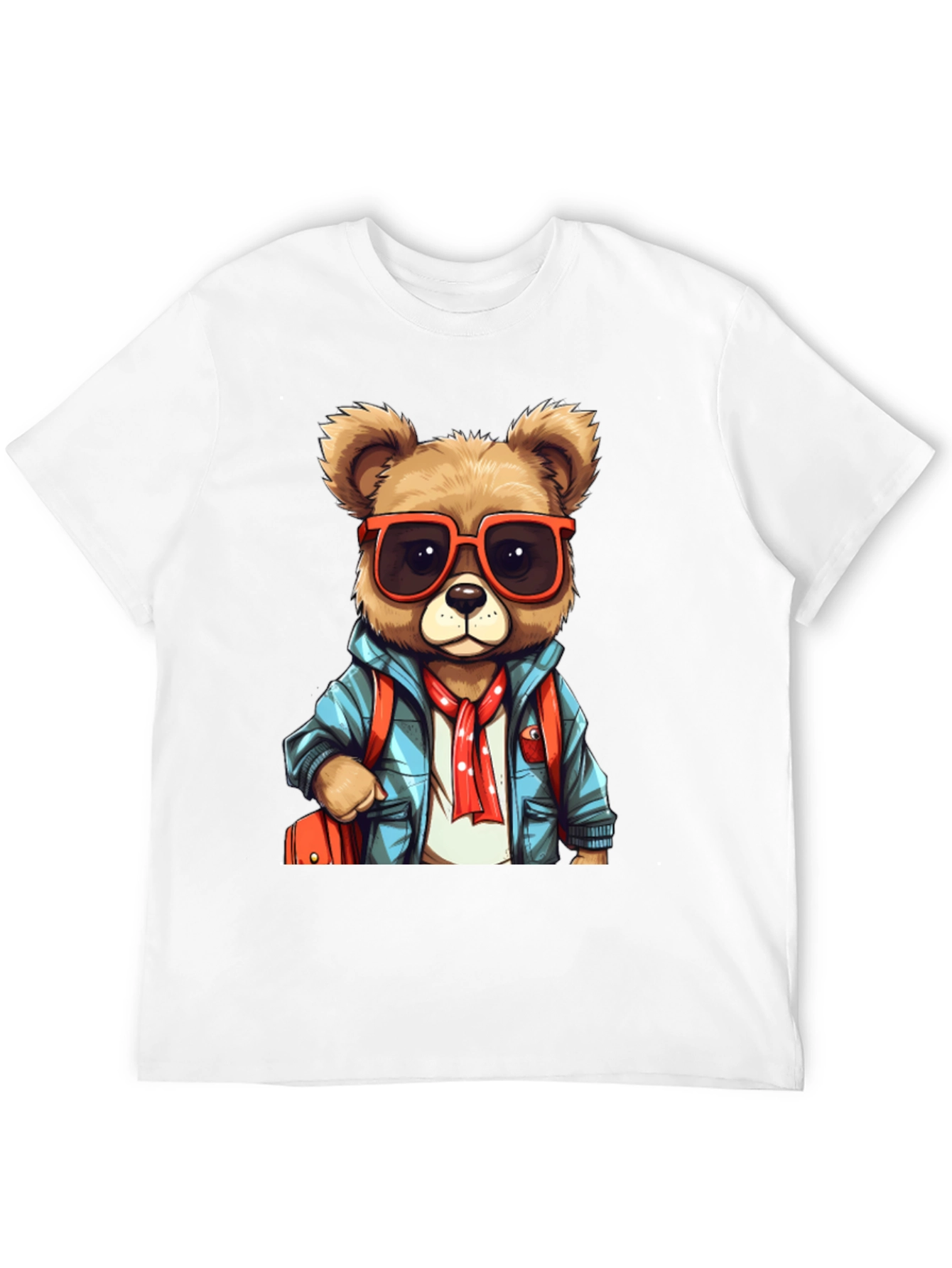 Black Bear with Sunglasses T-Shirt view 12