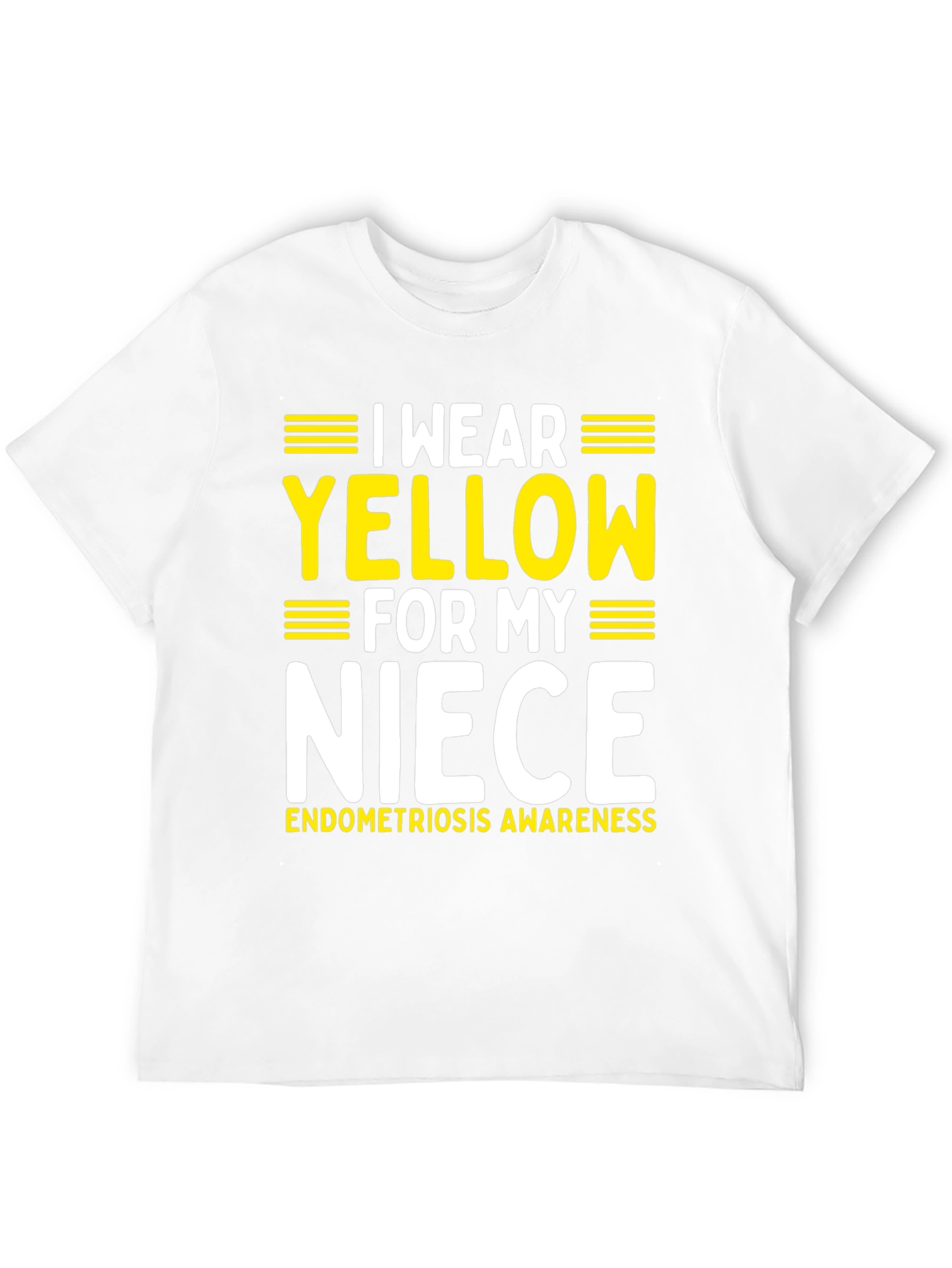 I Wear Yellow For My Niece Awareness T-Shirt - 12
