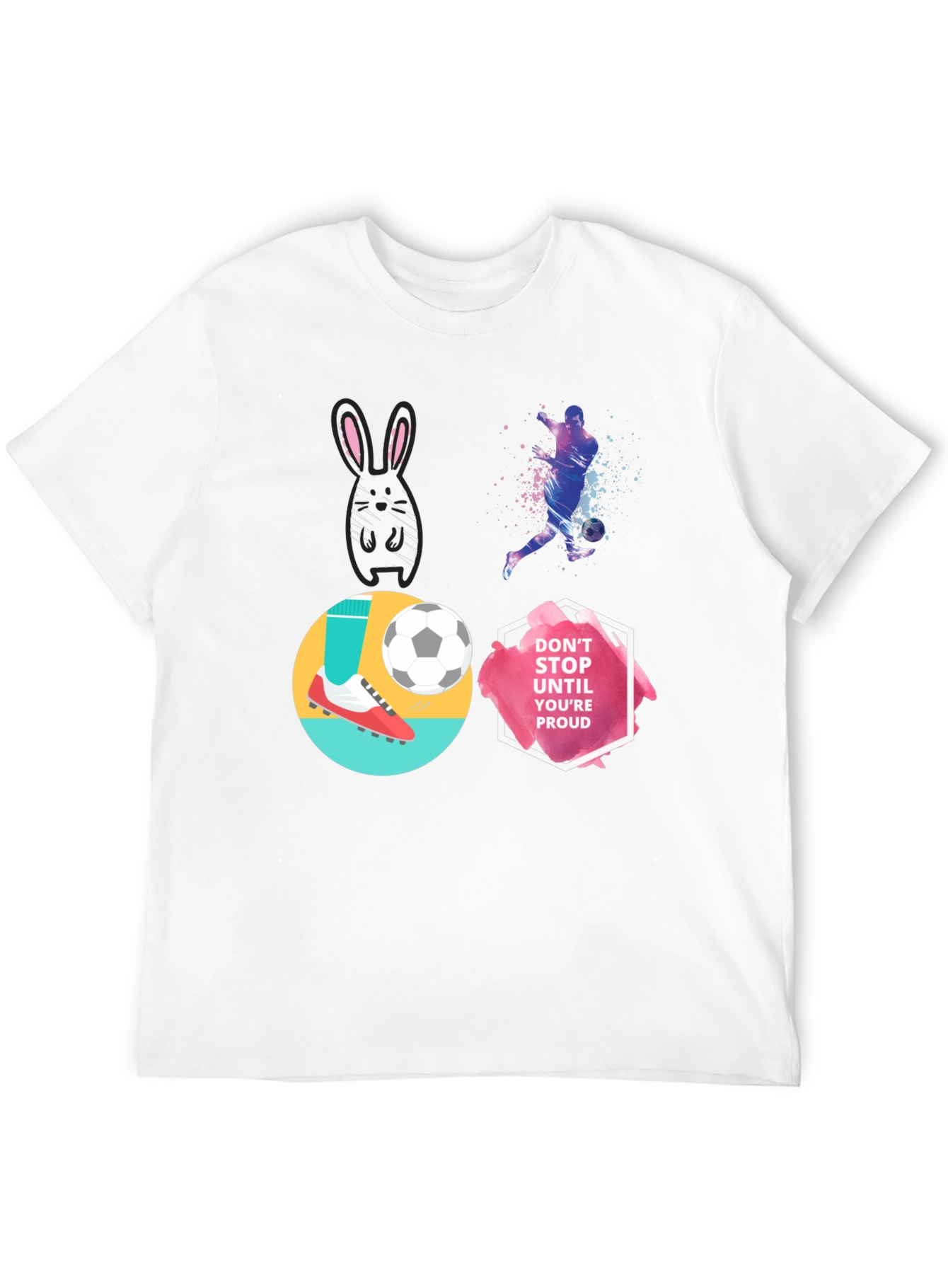 Black Soccer Dreams T-Shirt - Unique Graphic Tee view 12