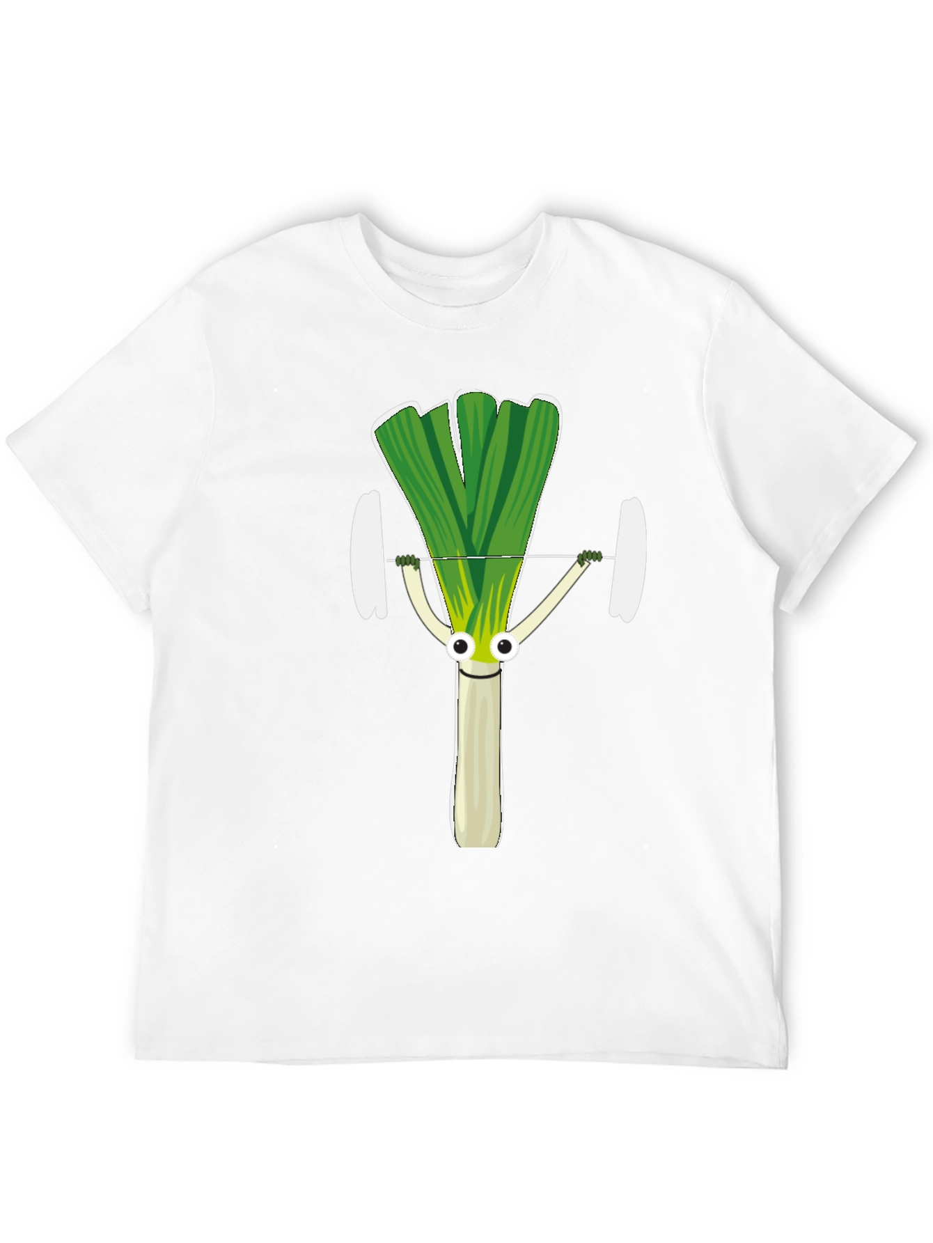 Weightlifting Leek Graphic Tee - Funny Workout Shirt - 12