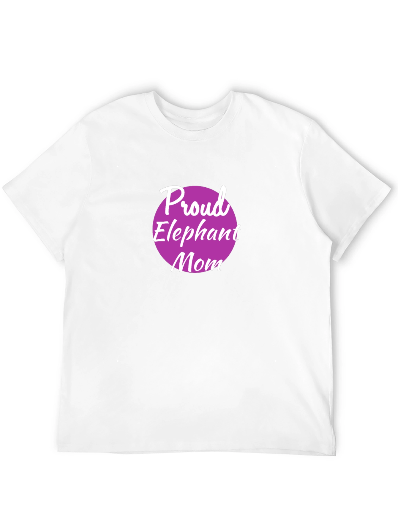 Black Proud Elephant Mom Graphic Tee - Black view 12