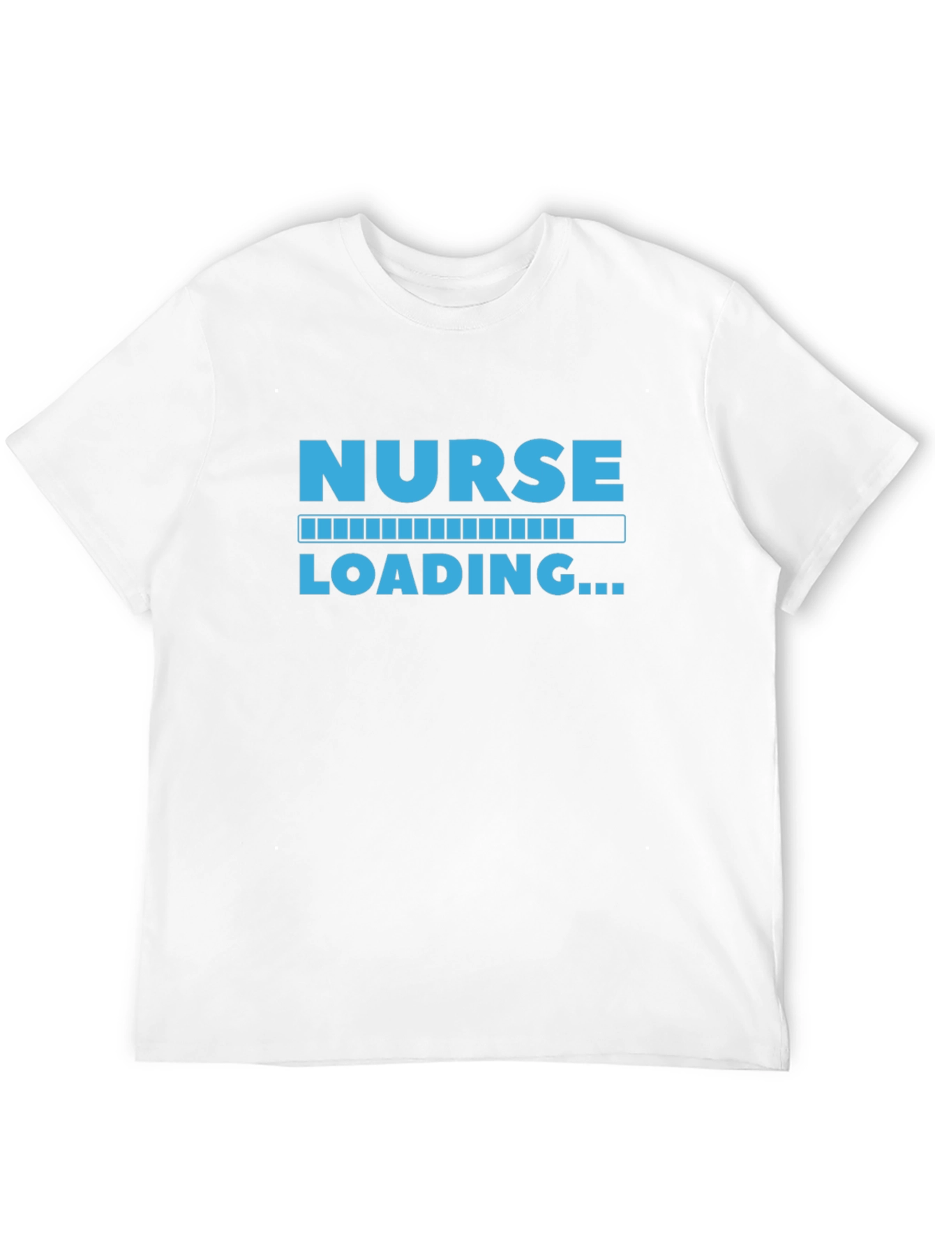 Black Nurse Loading Graphic Tee - Black Cotton Casual Shirt view 12