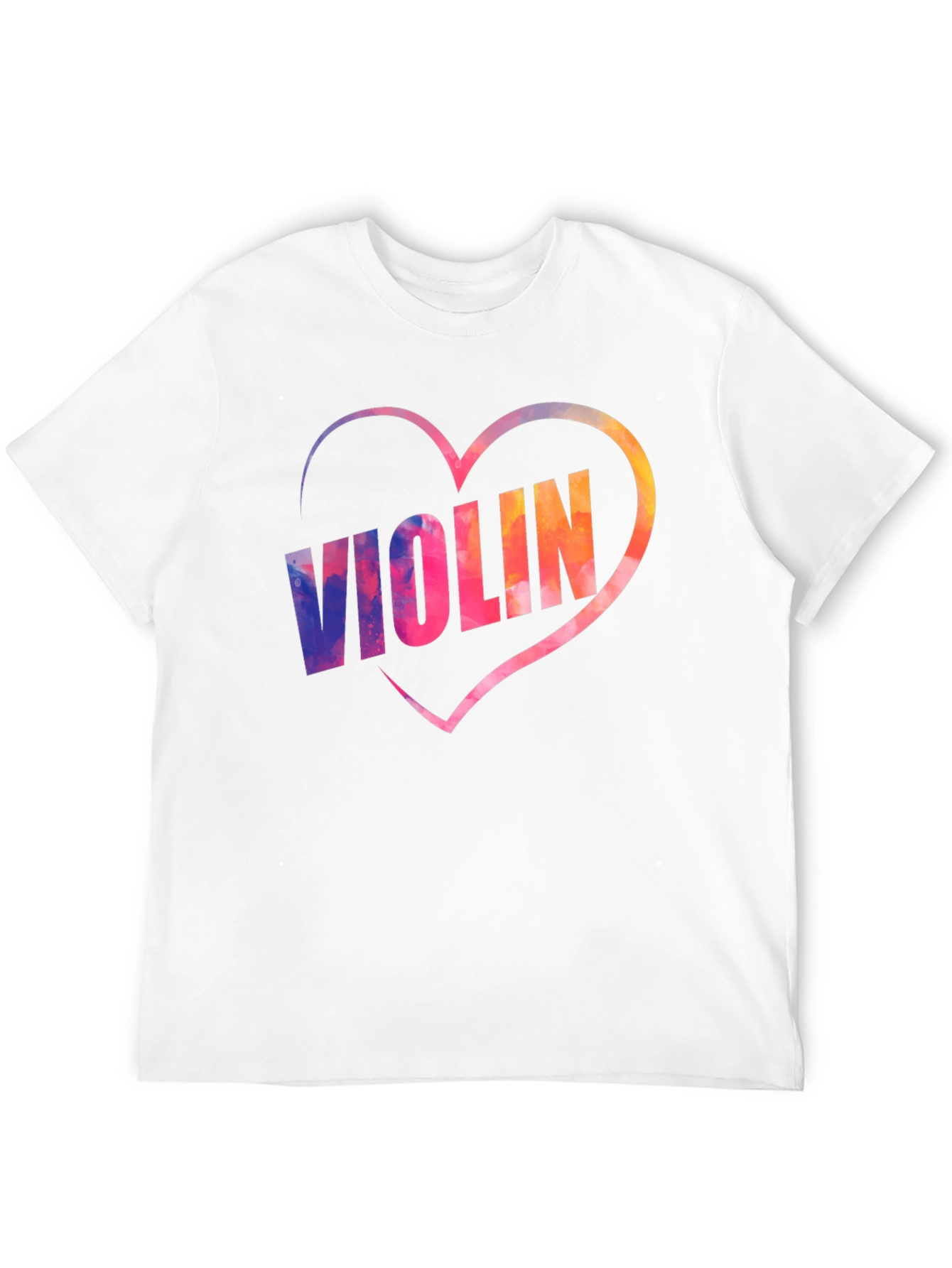 Black Violin Heart Graphic Tee - Music Lover Shirt view 12