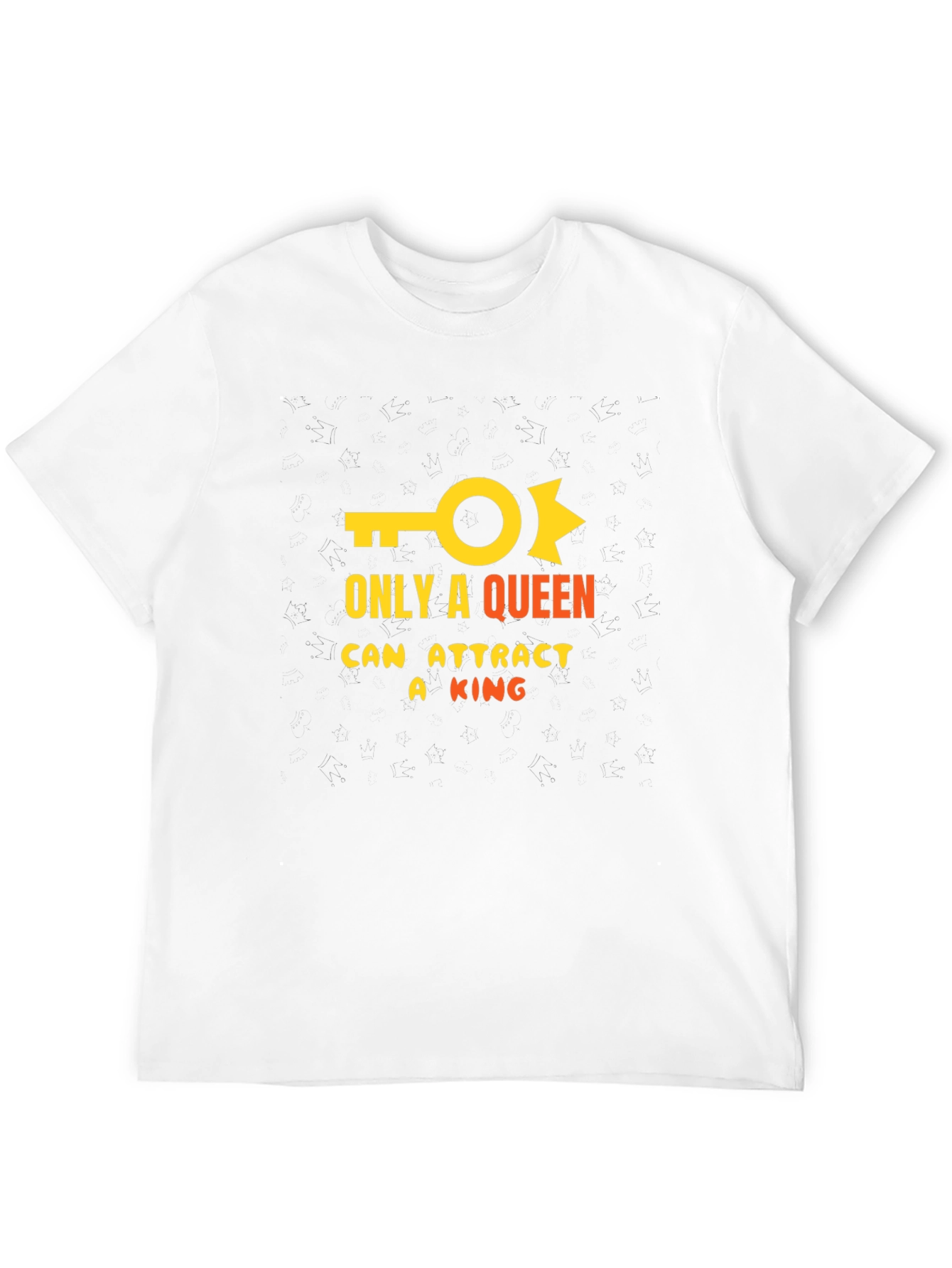 Black Queen Attracts King Graphic T-Shirt view 12