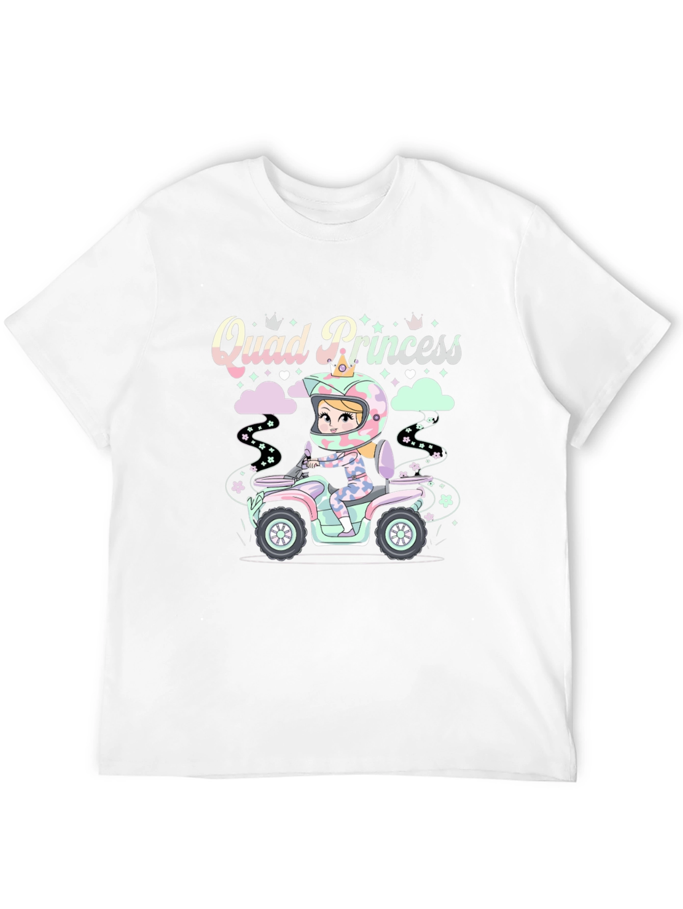 Black Quad Princess Graphic T-Shirt view 12