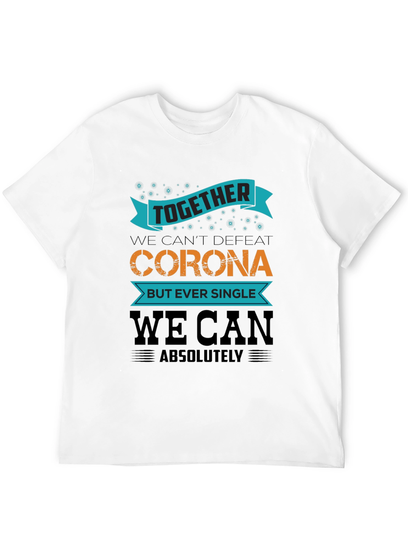 Black Together We Can Black T-Shirt view 12