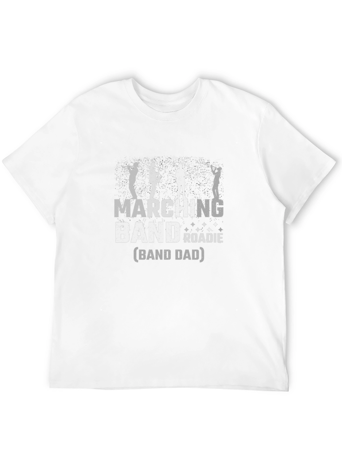 Black Marching Band Roadie (Band Dad) T-Shirt view 12
