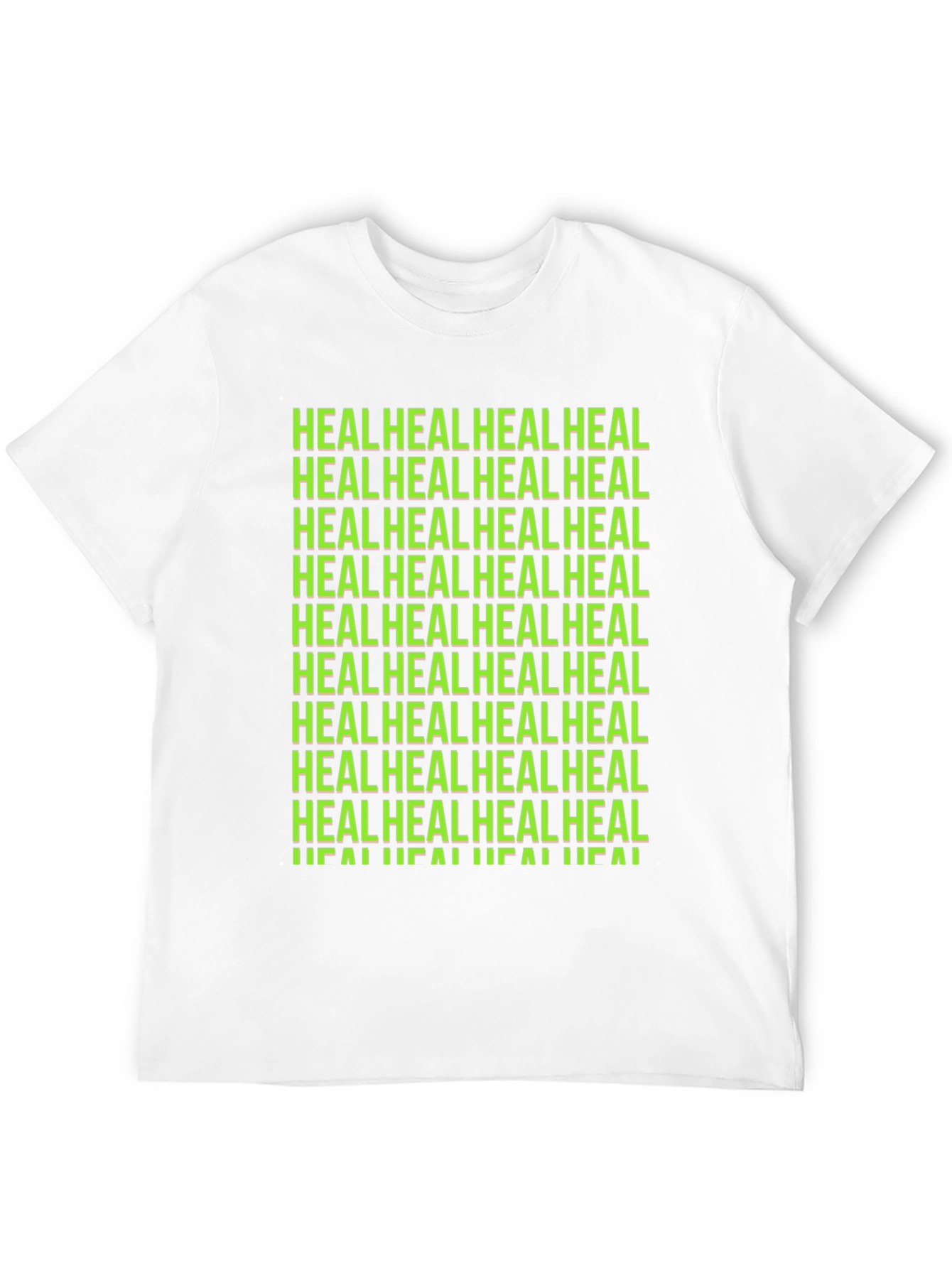 Black Heal Graphic Tee - Black Unisex T-Shirt view 12