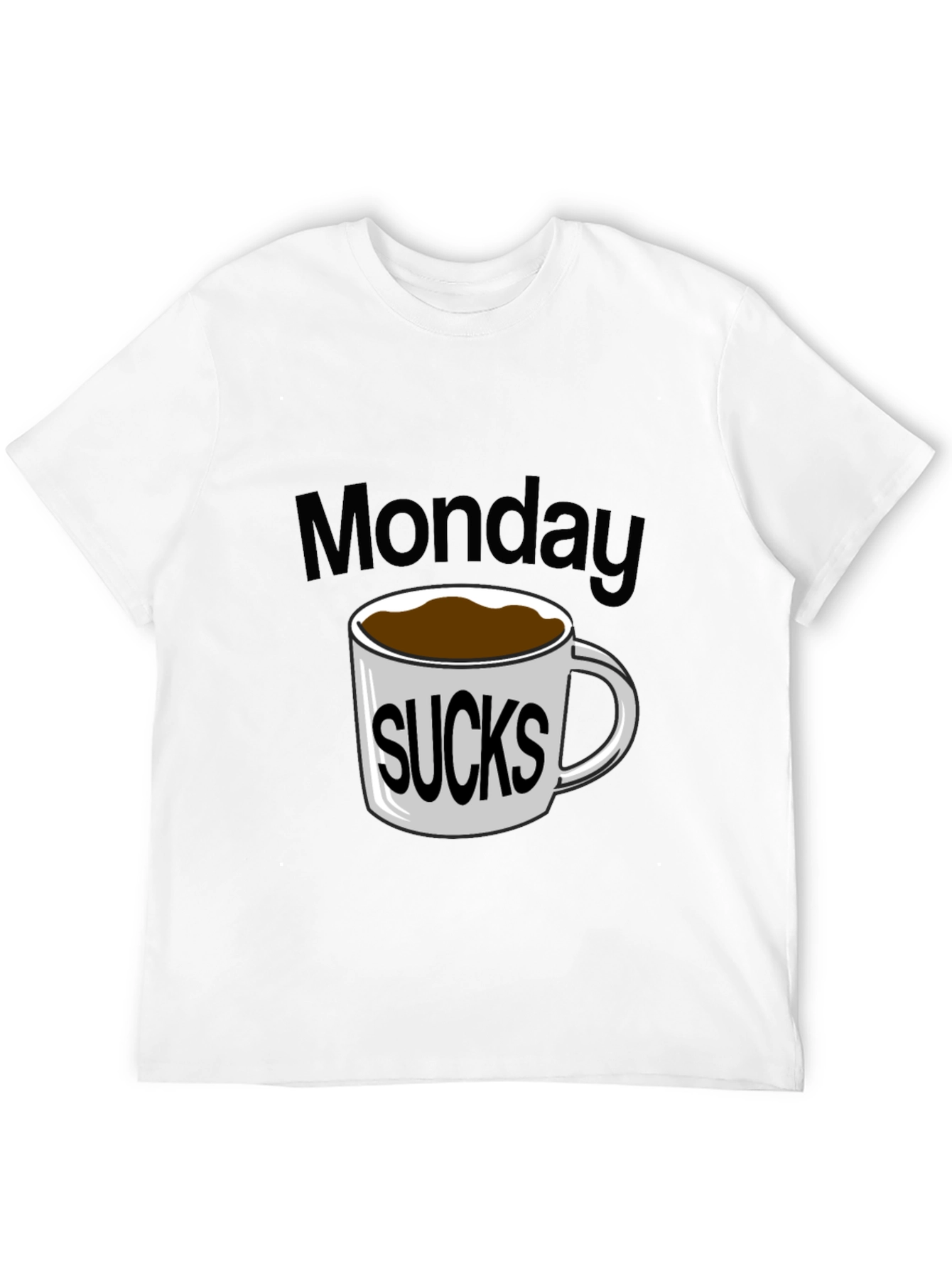 Black Monday Sucks Coffee T-Shirt view 12