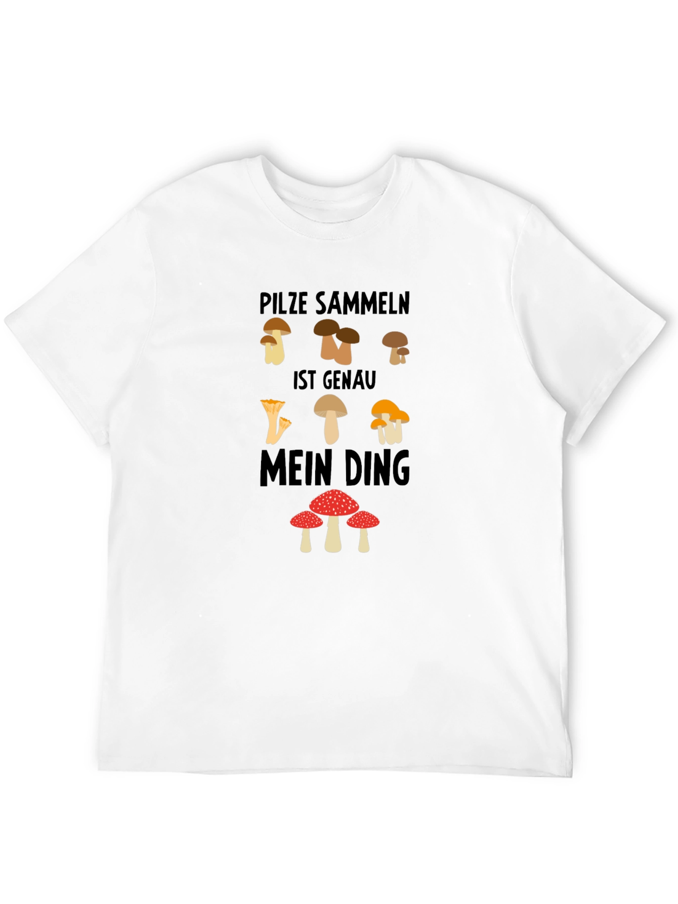 Pilze Sammeln Mushroom Graphic Tee - 12