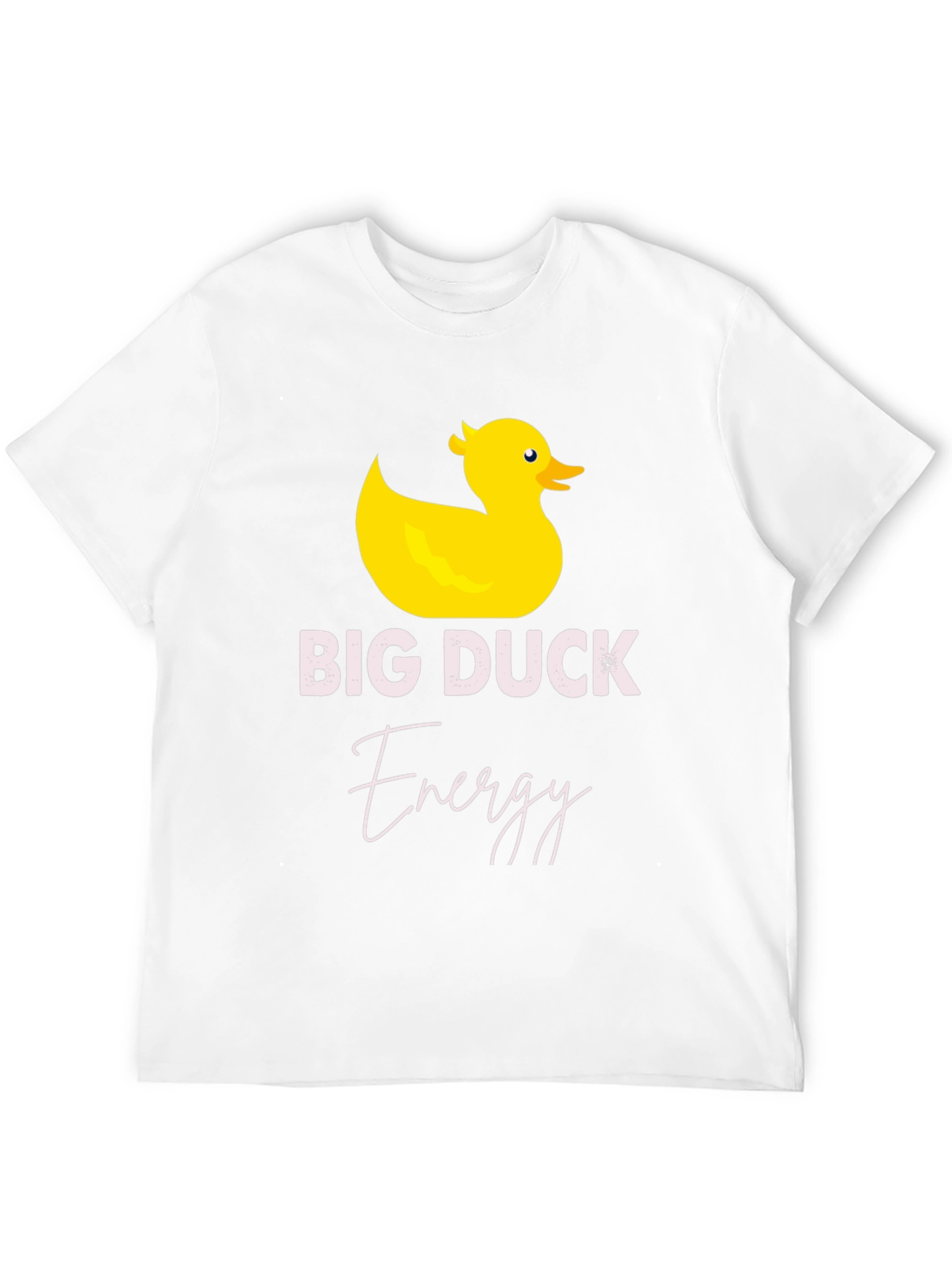 Black Big Duck Energy T-Shirt - Funny Graphic Tee view 12