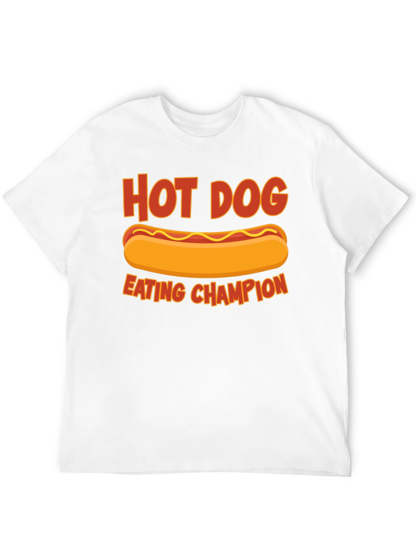 Black Hot Dog Eating Champion T-Shirt - Funny Foodie Tee view 12