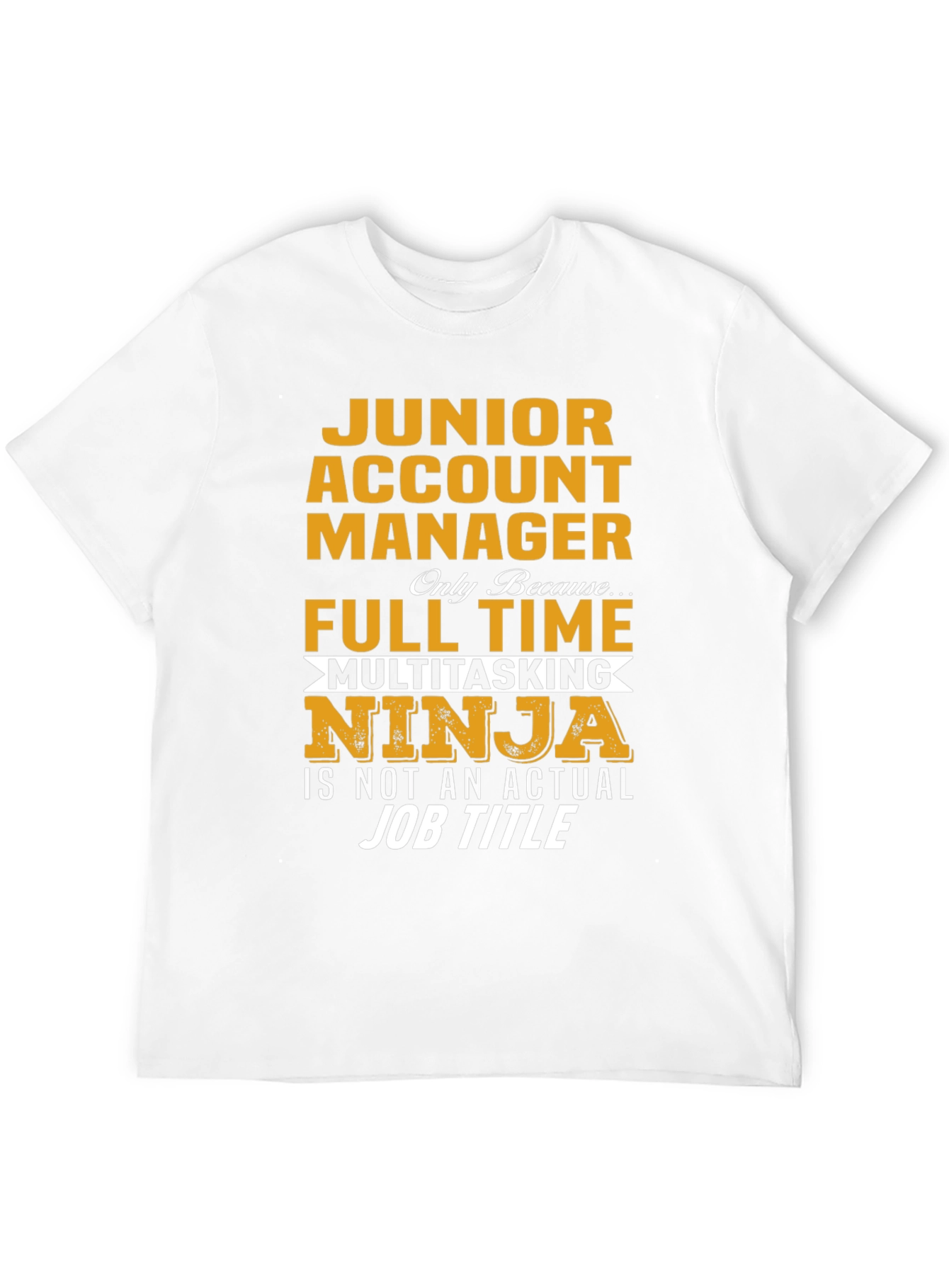 Black Junior Account Manager Ninja T-Shirt view 12