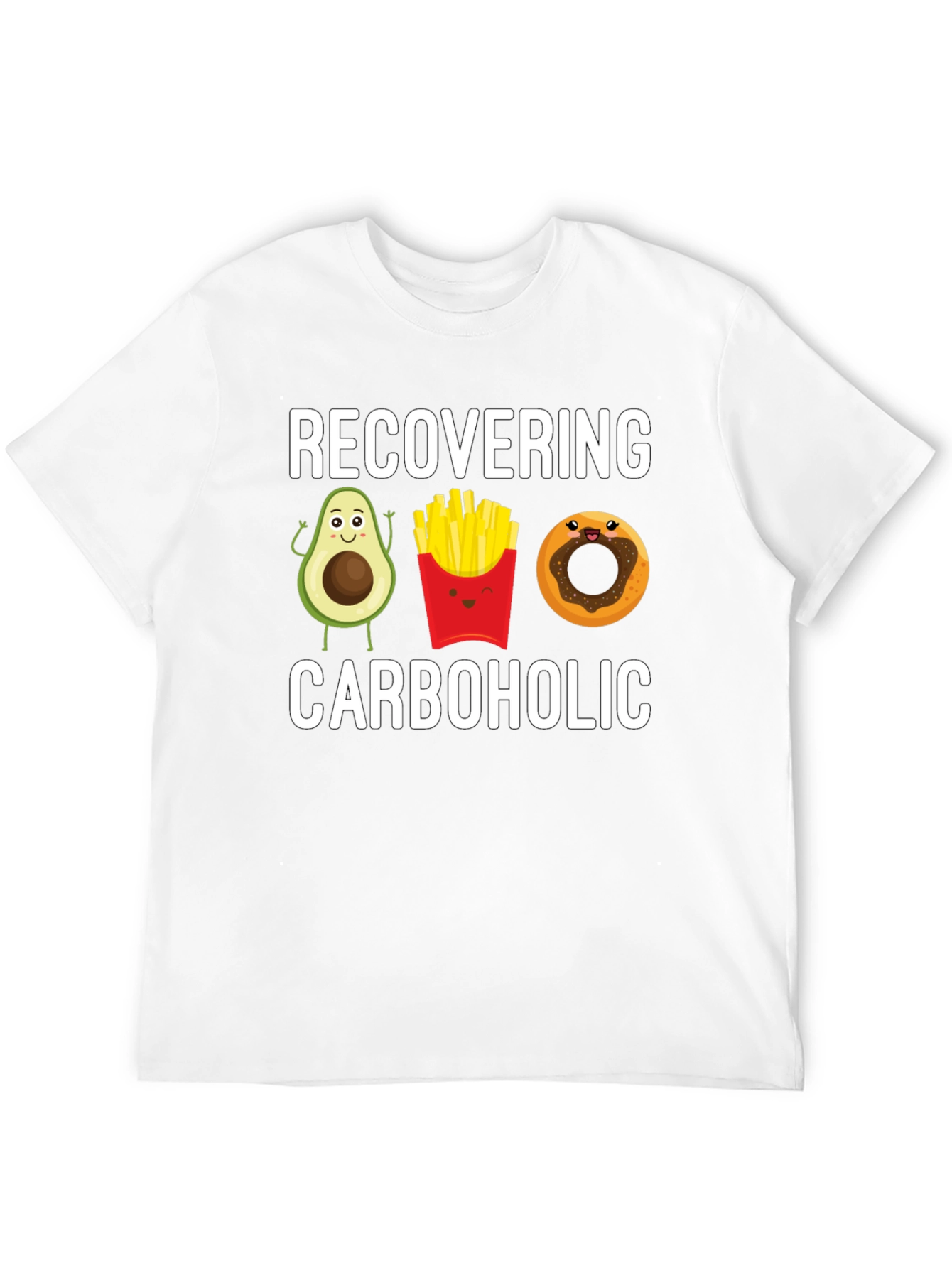 Black Recovering Carboholic T-Shirt view 12