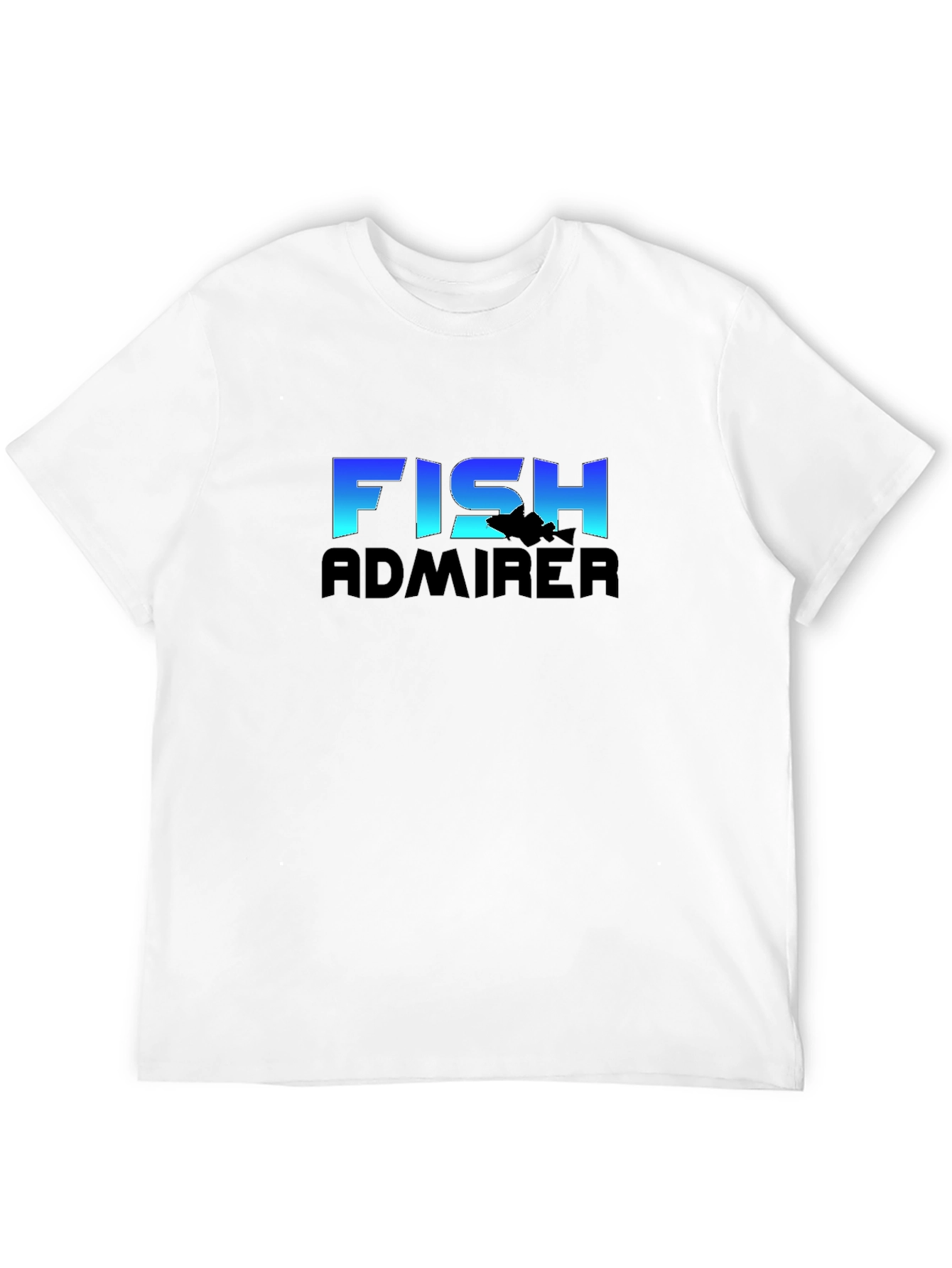 Black Fish Admirer Graphic Tee - Black Cotton Blend T-Shirt view 12