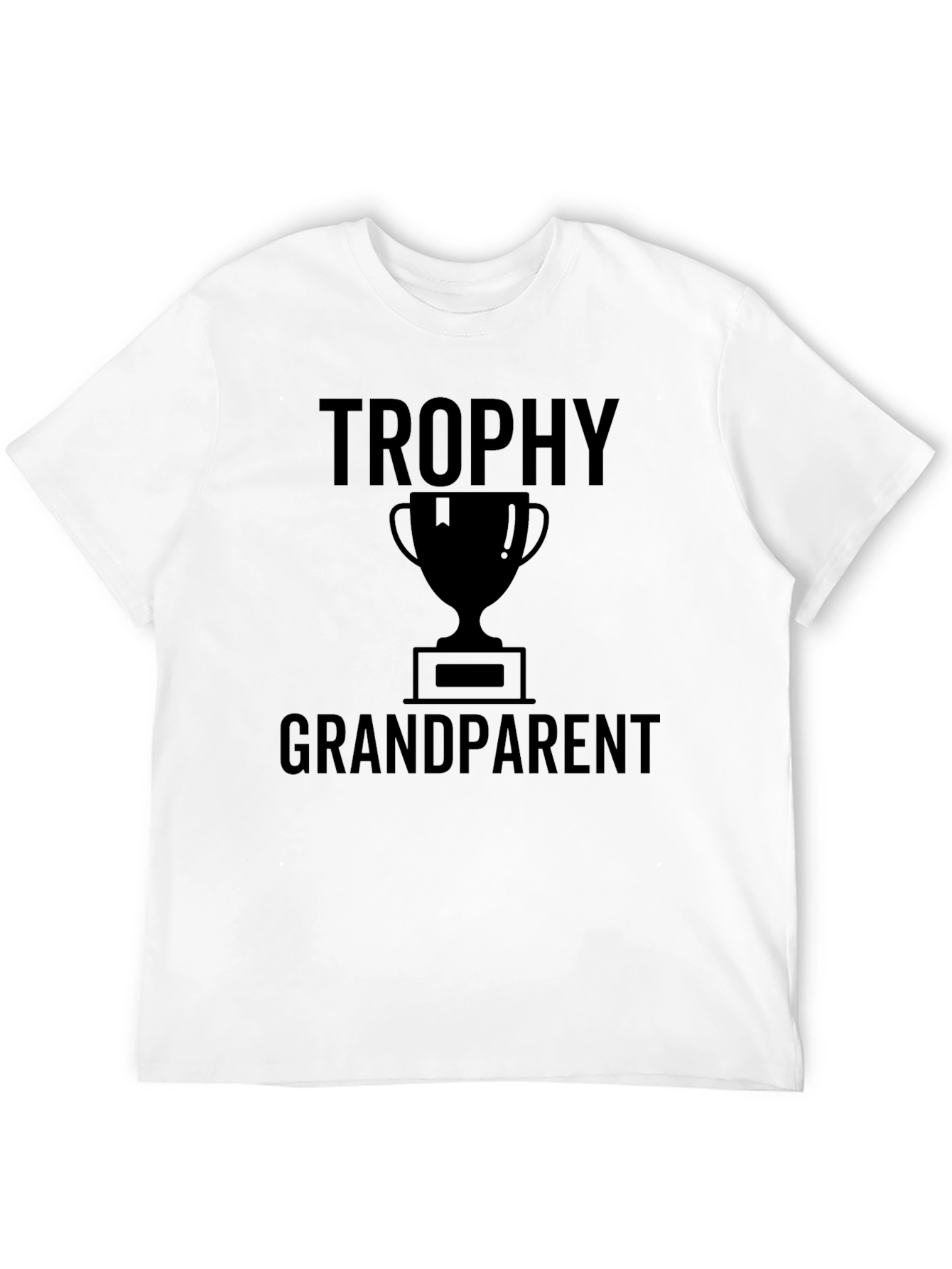 Black Trophy Grandparent Black T-Shirt view 12