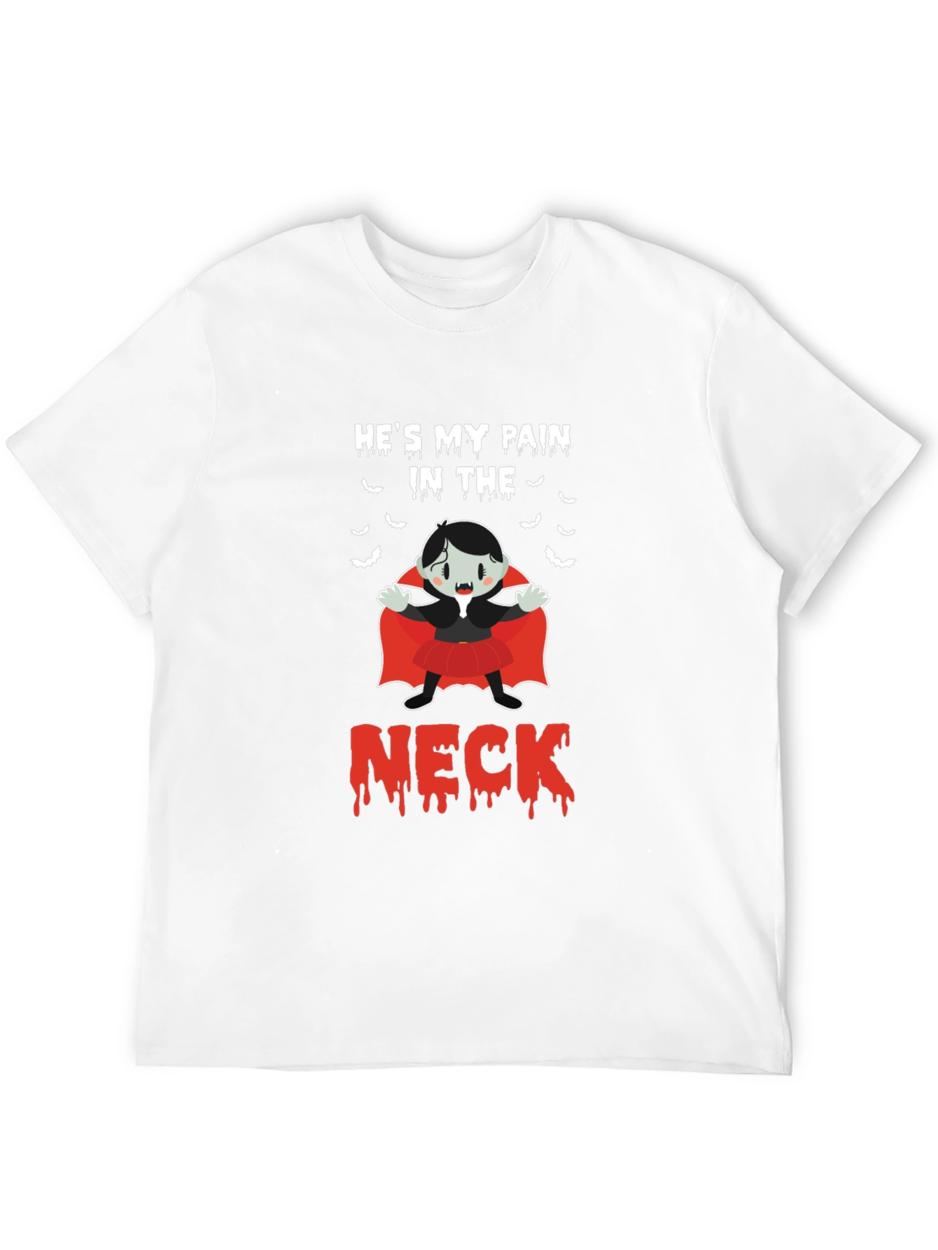 Black He's My Pain in the Neck Vampire Graphic Tee view 12