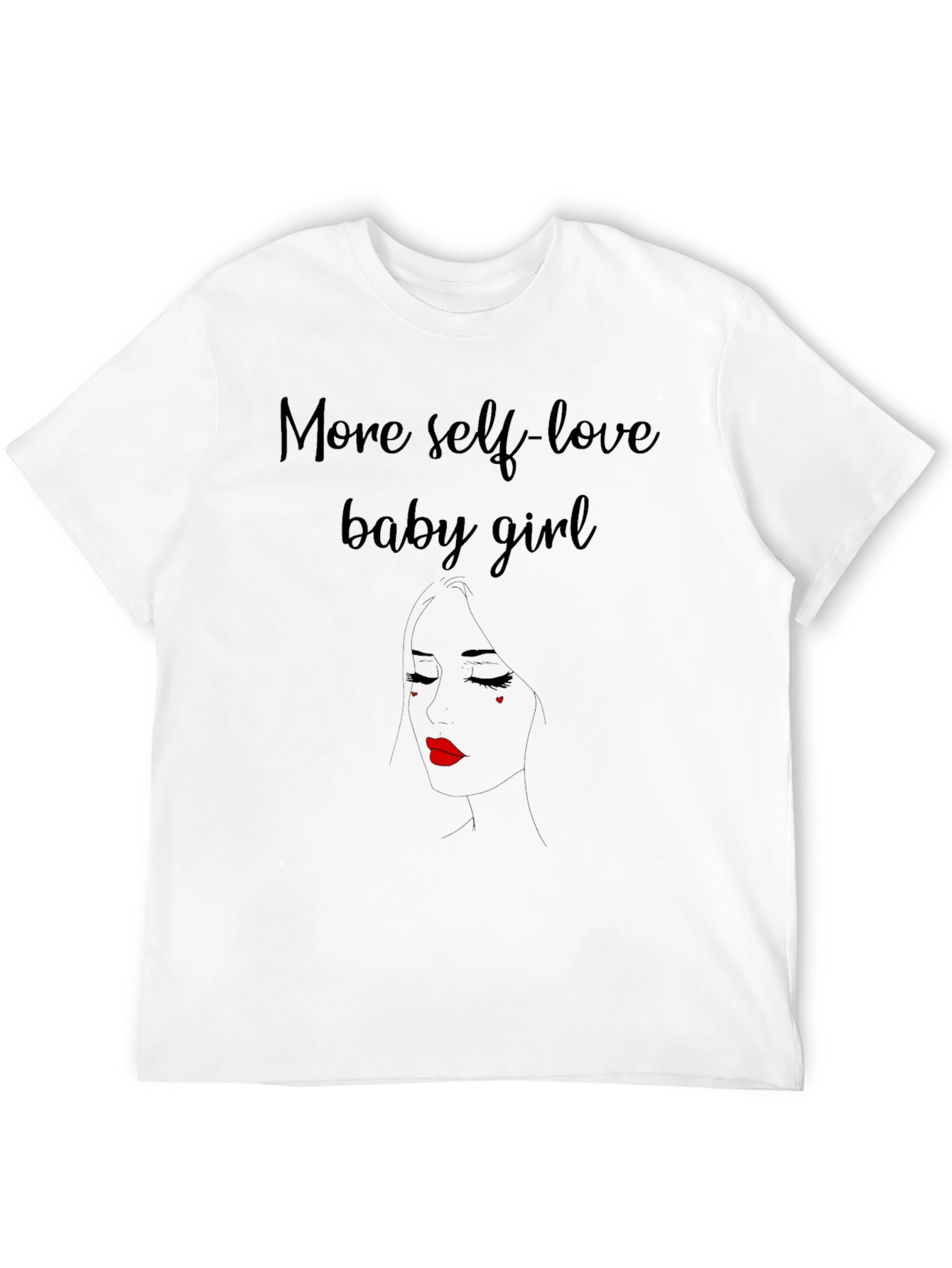 Black Self-Love Baby Girl Graphic Tee - Black view 12