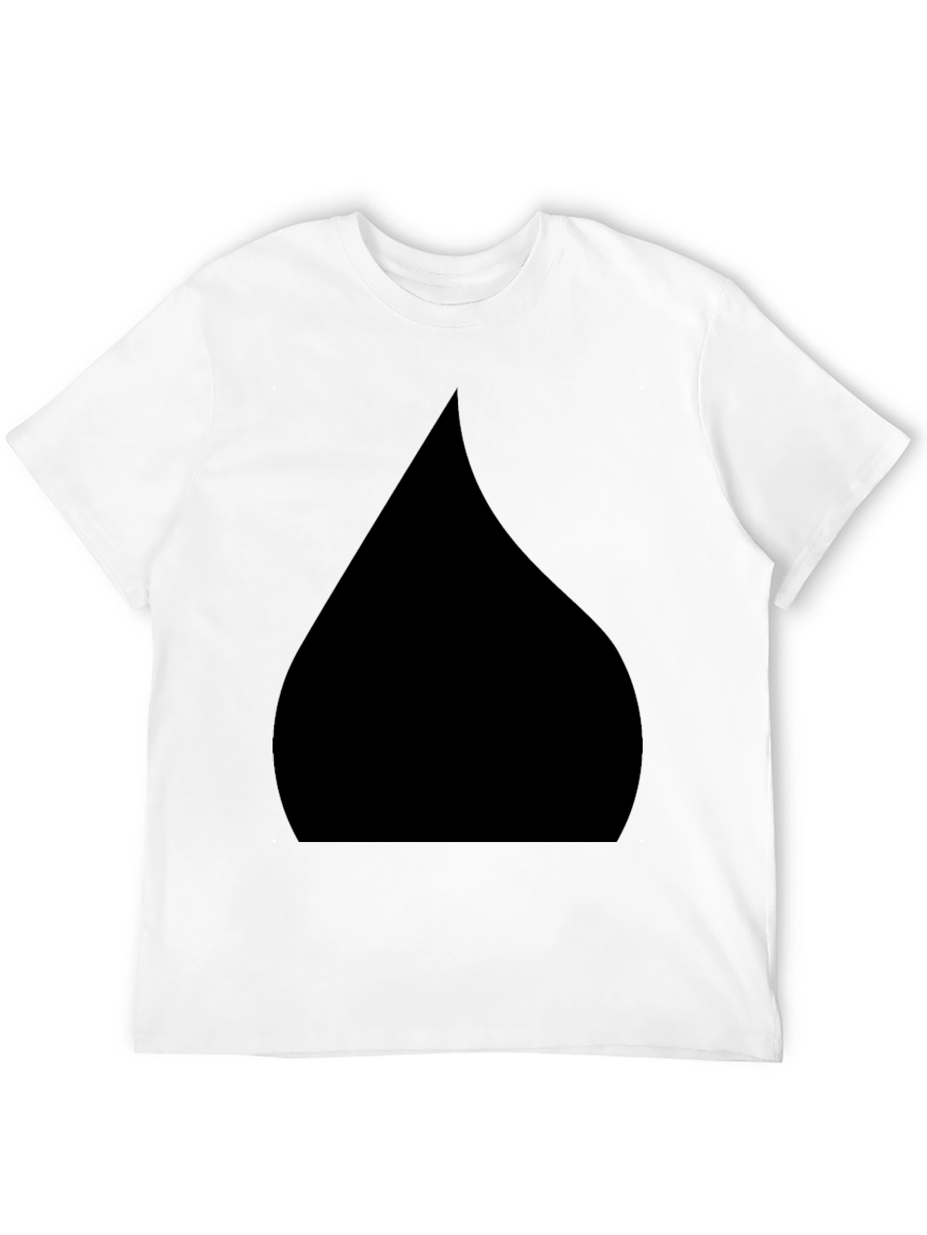 Black Bold Black Spade T-Shirt - Modern Minimalist Design view 12