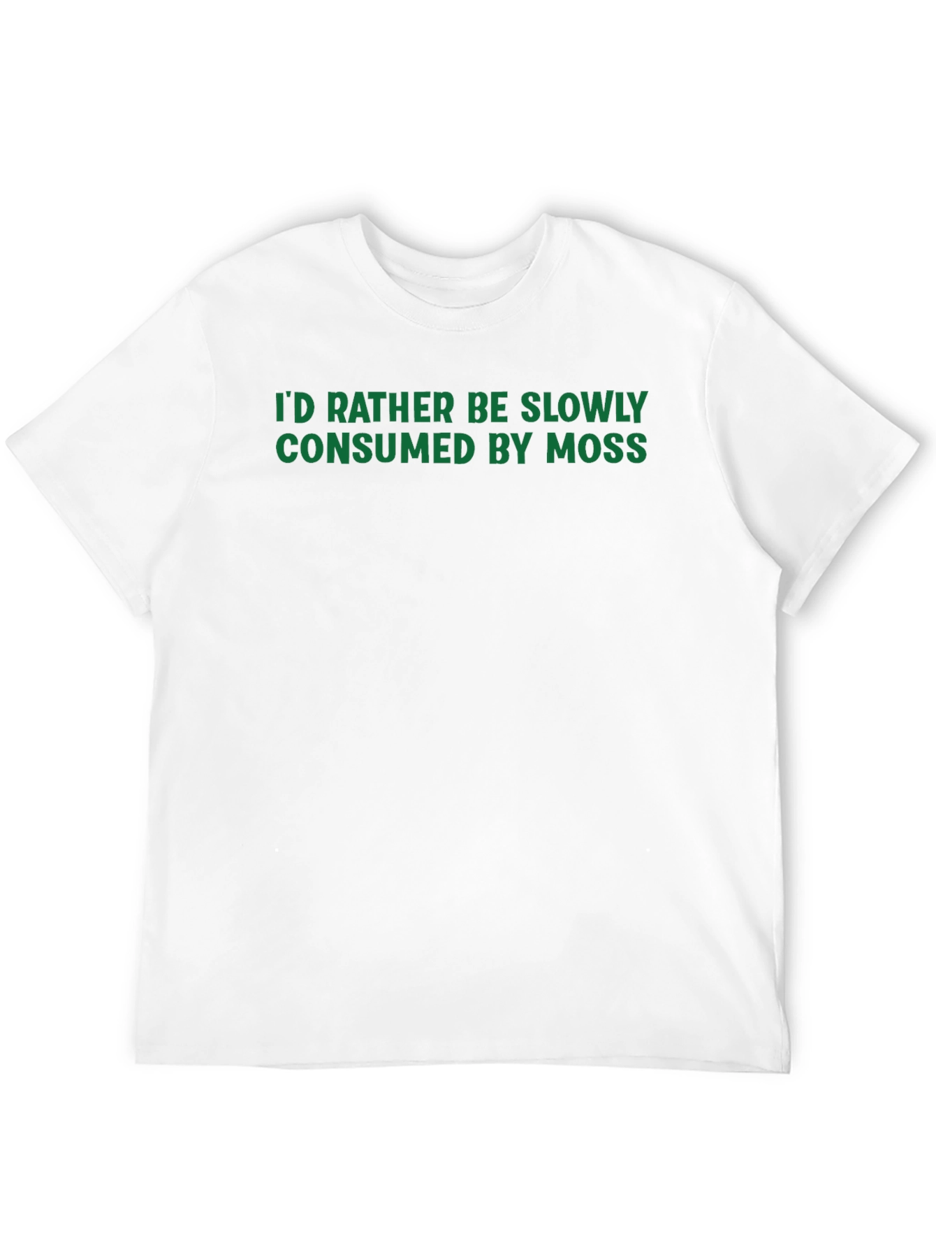 Black Funny Moss Lover T-Shirt view 12