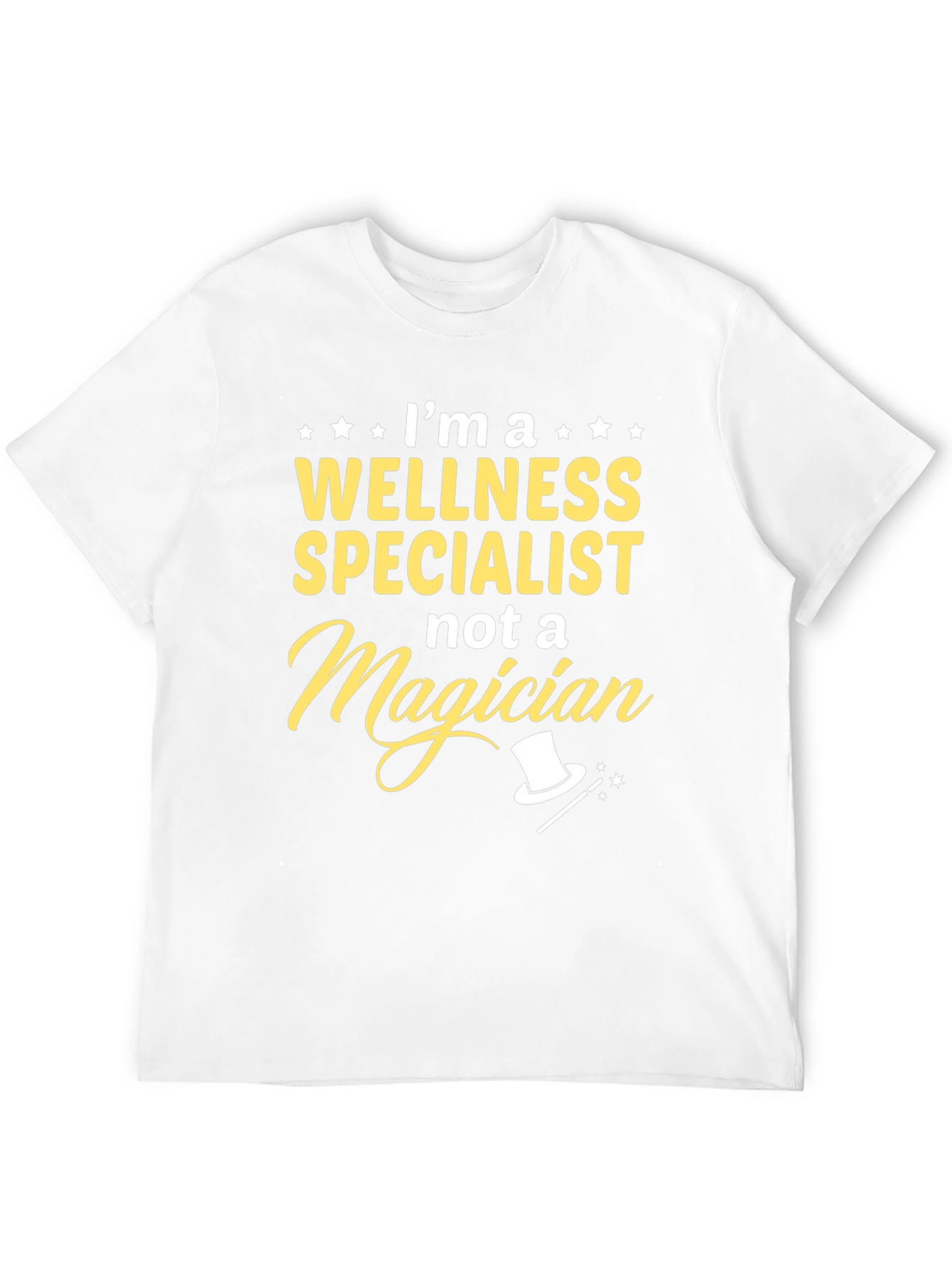Black Wellness Specialist T-Shirt - Funny Profession Tee view 12