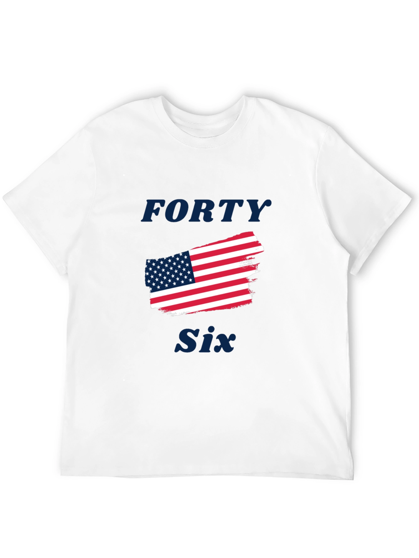 Black Forty Six American Flag Graphic Tee view 12