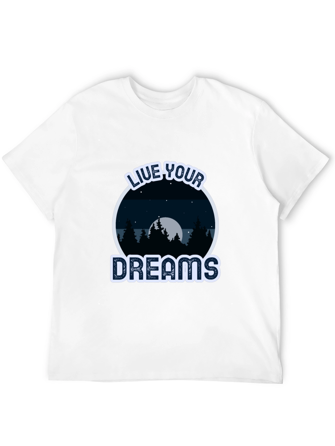 Black Live Your Dreams T-Shirt - Nature Design view 12