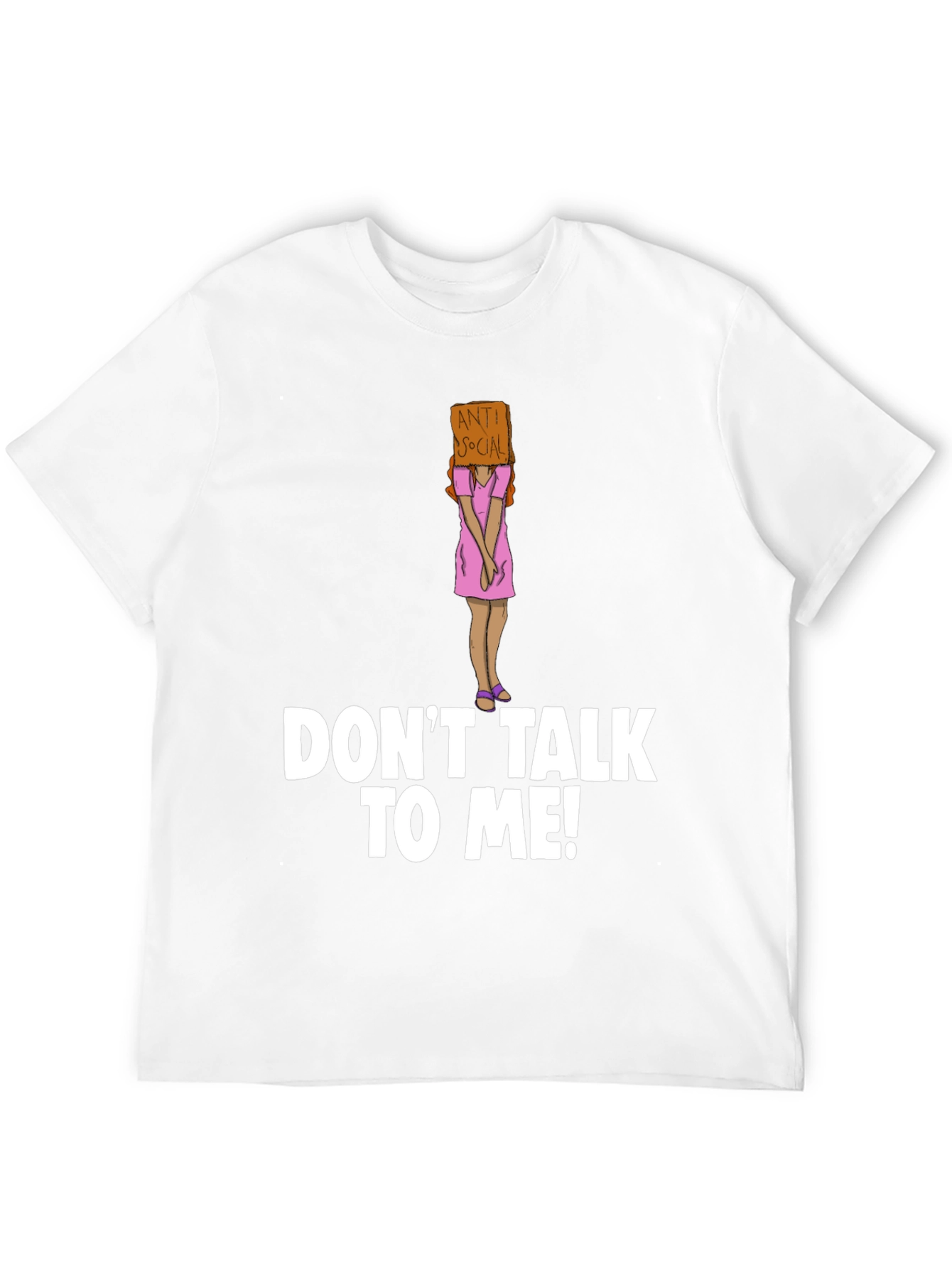Black Anti-Social T-Shirt - 'Don't Talk To Me!' Novelty Tee view 12