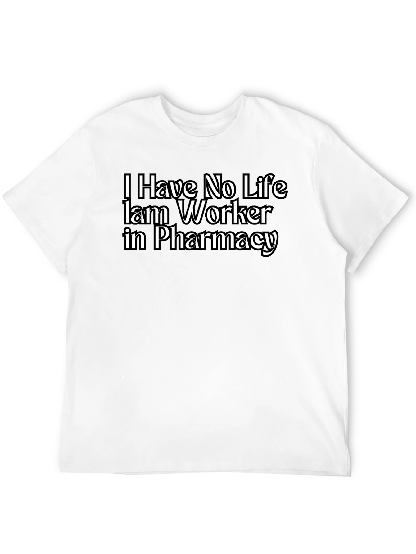 Black Pharmacy Worker T-Shirt - Humorous Tee view 12