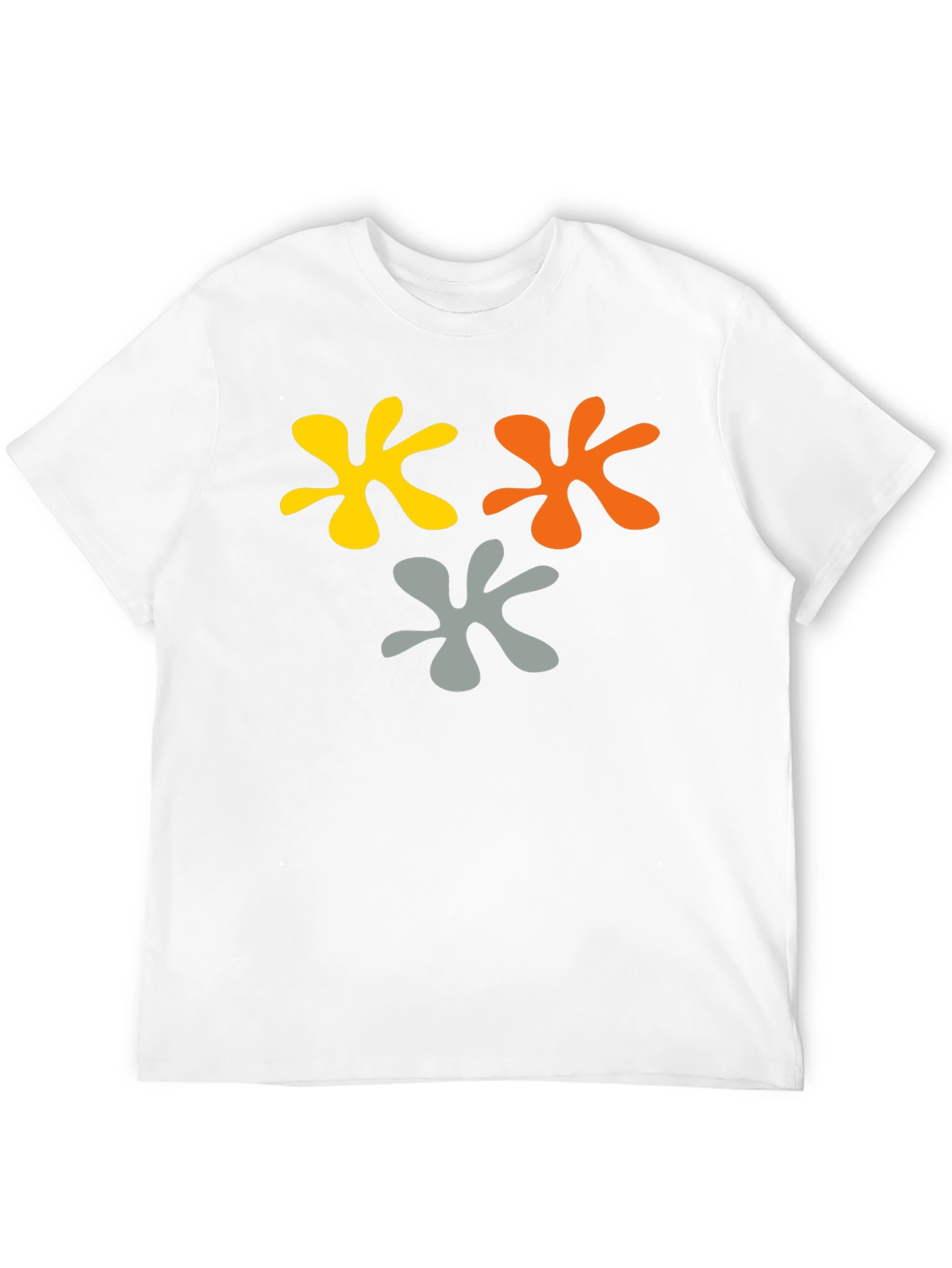 Black Abstract Splatter Graphic Tee - Black view 12