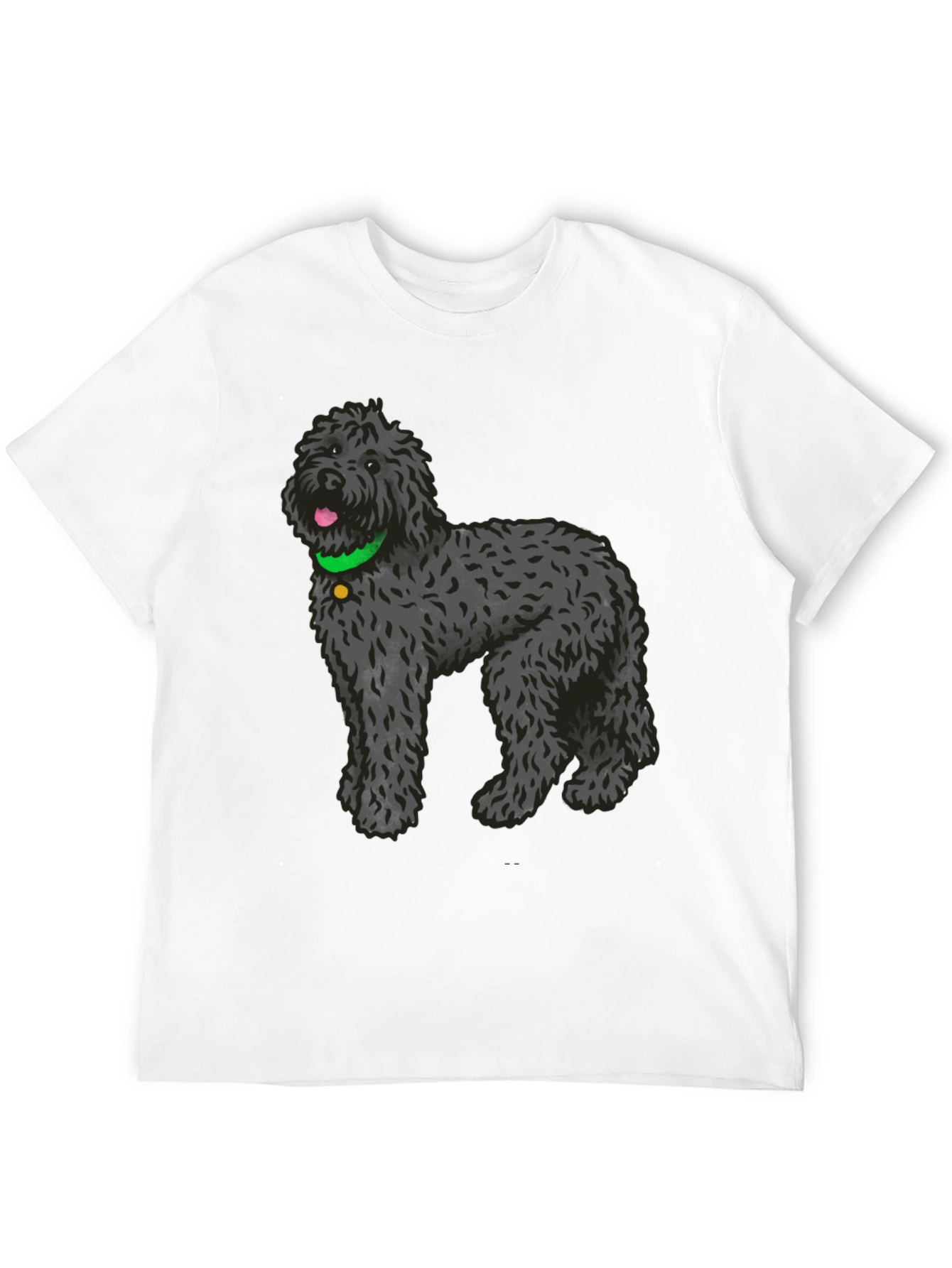 Black Dog Lover Tee - Black Portuguese Water Dog Graphic T-Shirt view 12