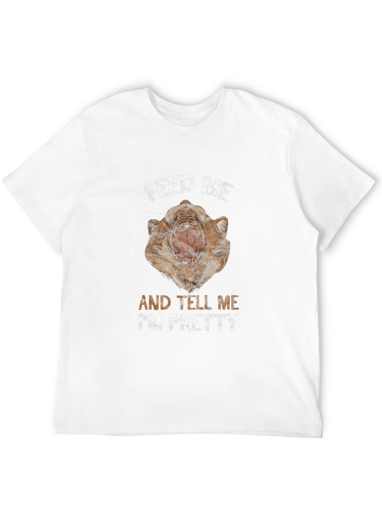 Black Feed Me and Tell Me I'm Pretty Black T-Shirt view 12