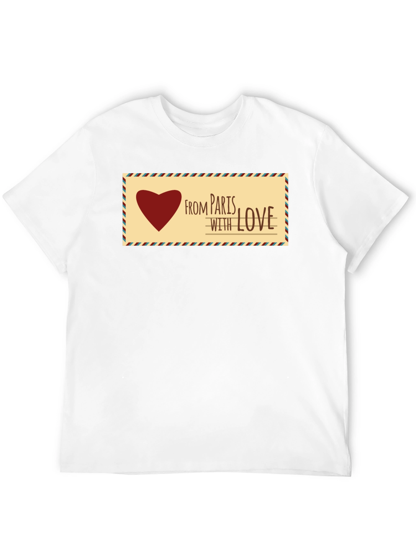 Black Paris With Love Graphic T-Shirt view 12